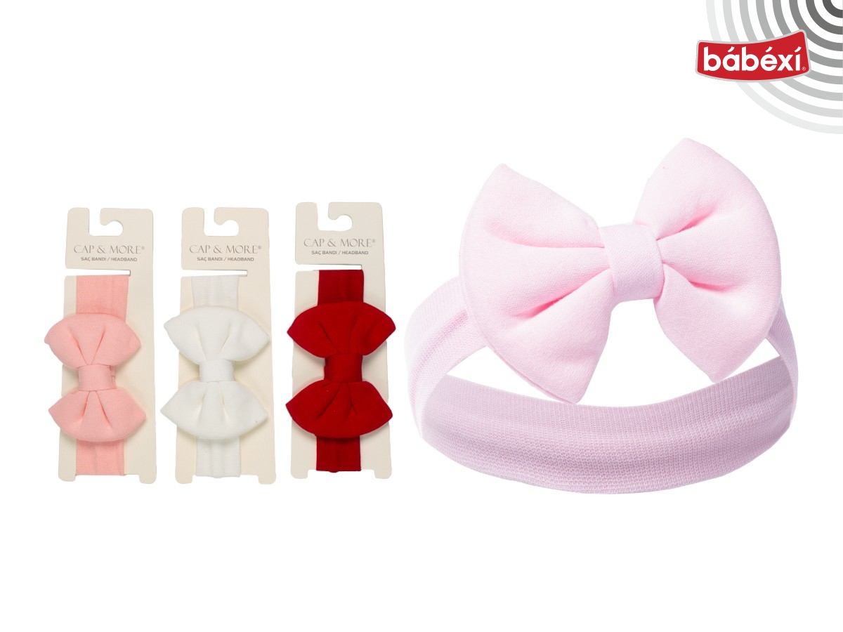 CAP&MORE  PENYE LIKRALI SAÇ BANDI FIYONK 1 Ay,2 Ay,3 Ay,12 Ay,18 Ay Kız