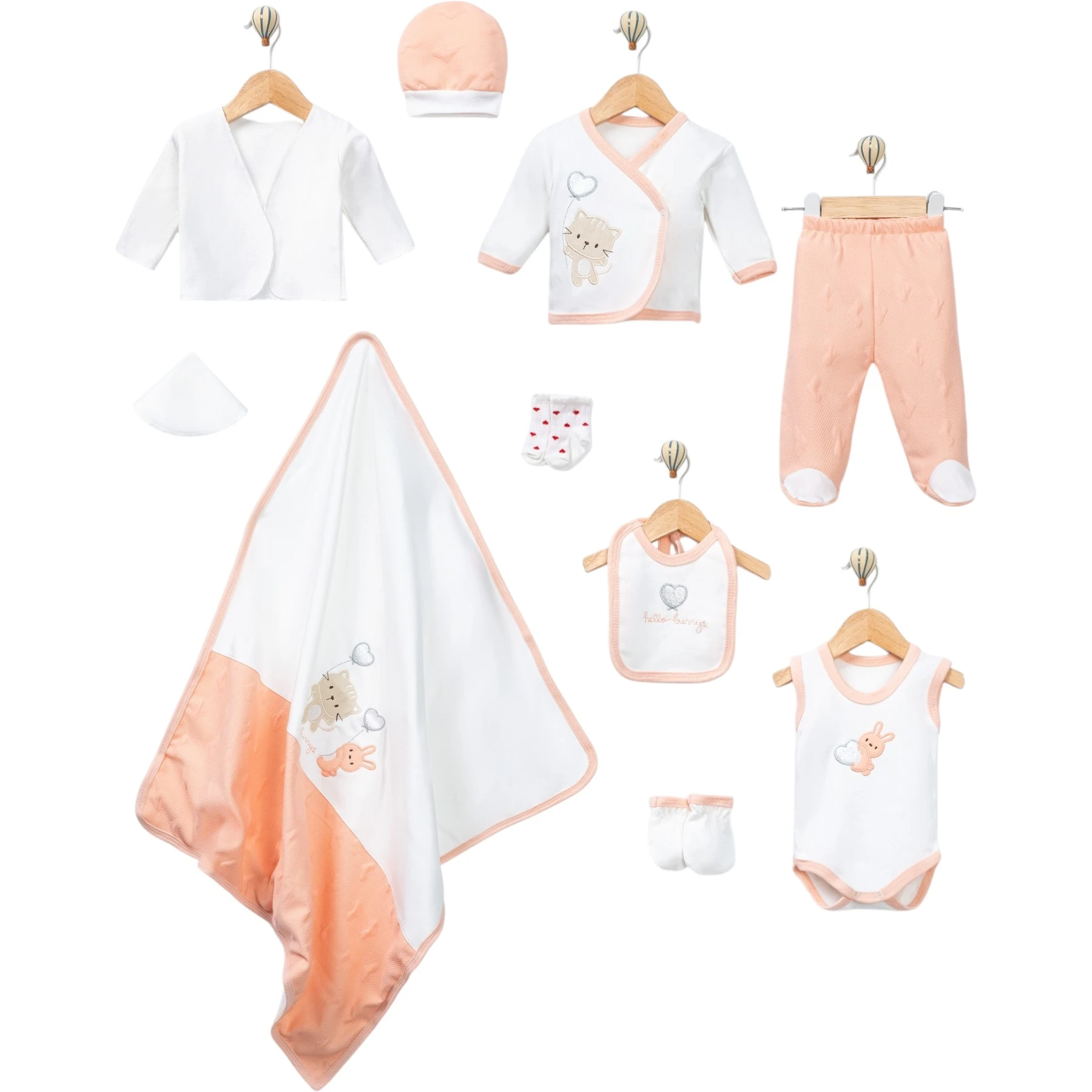 10 LU ORGANİK KEDİ LÜX ZIBIN SETİ  1 Ay,2 Ay,3 Ay Uni