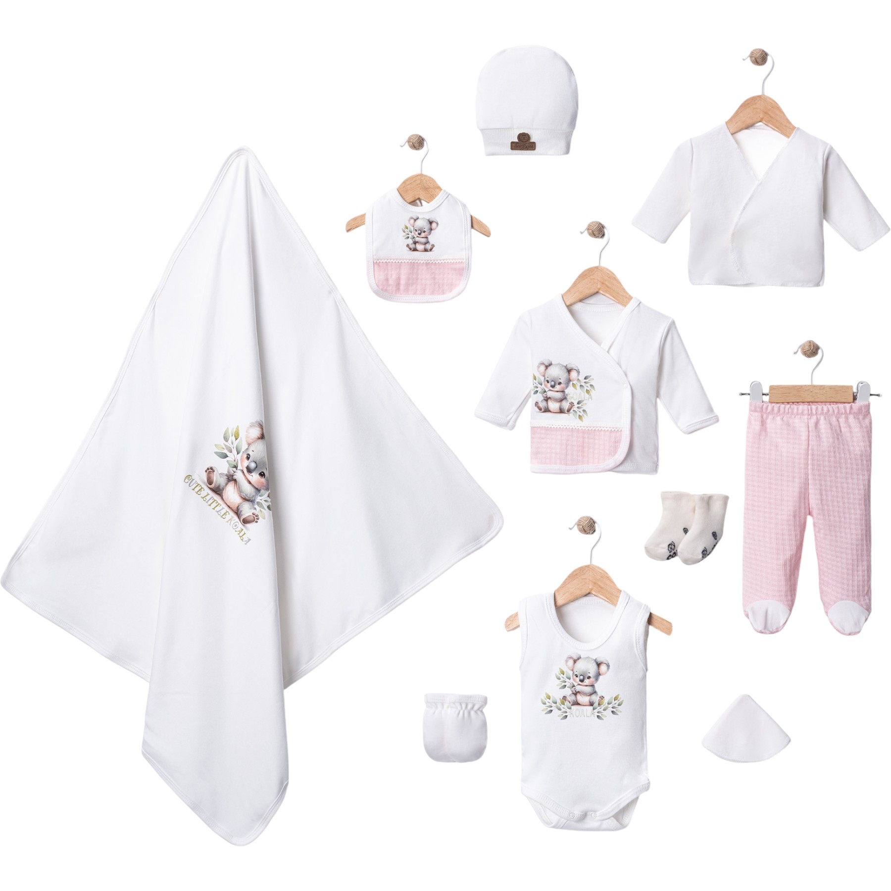 10 LU ORGANİK KOALA CUTE  1 Ay,2 Ay,3 Ay Uni