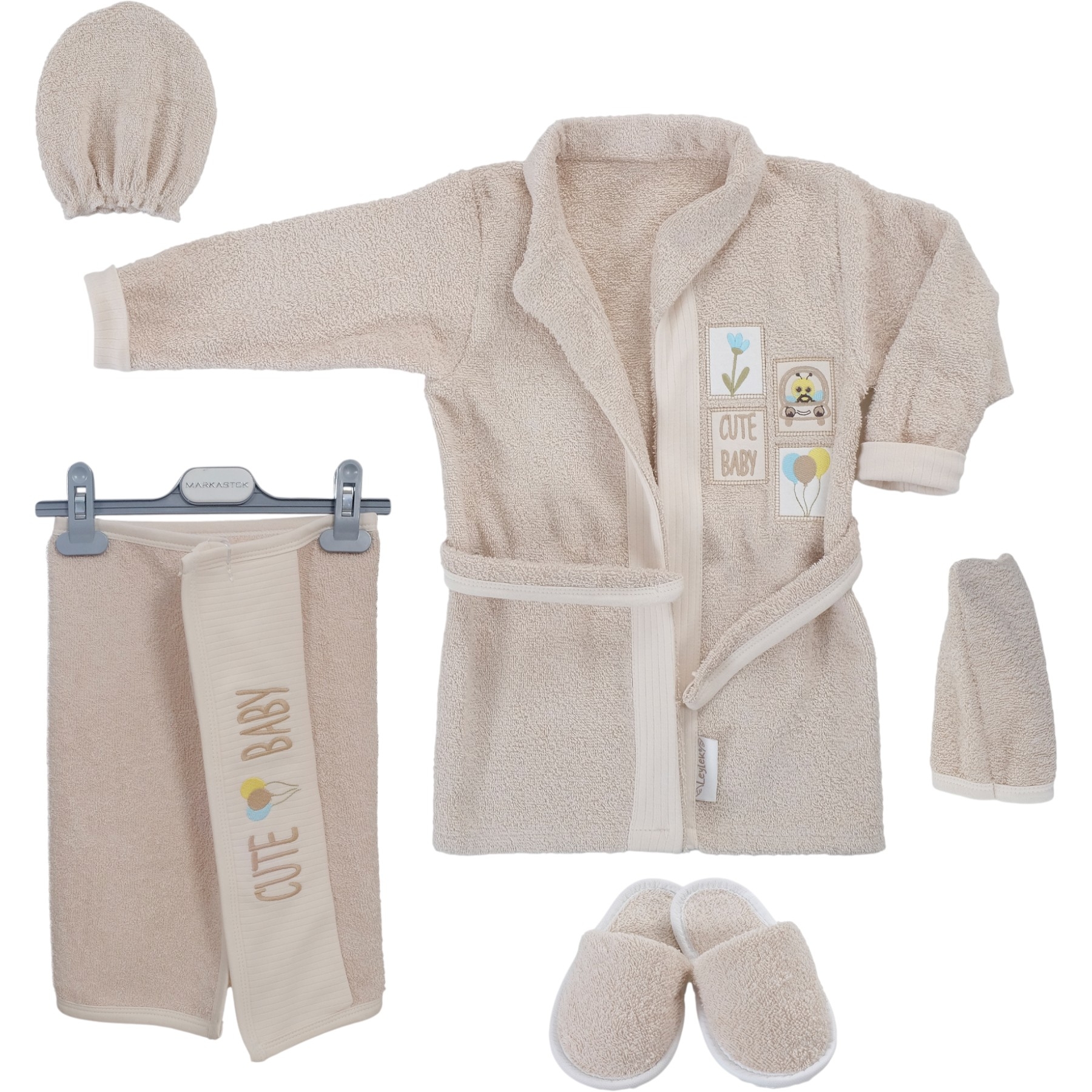 100% PAMUK BORNOZ SET 3Y Uni