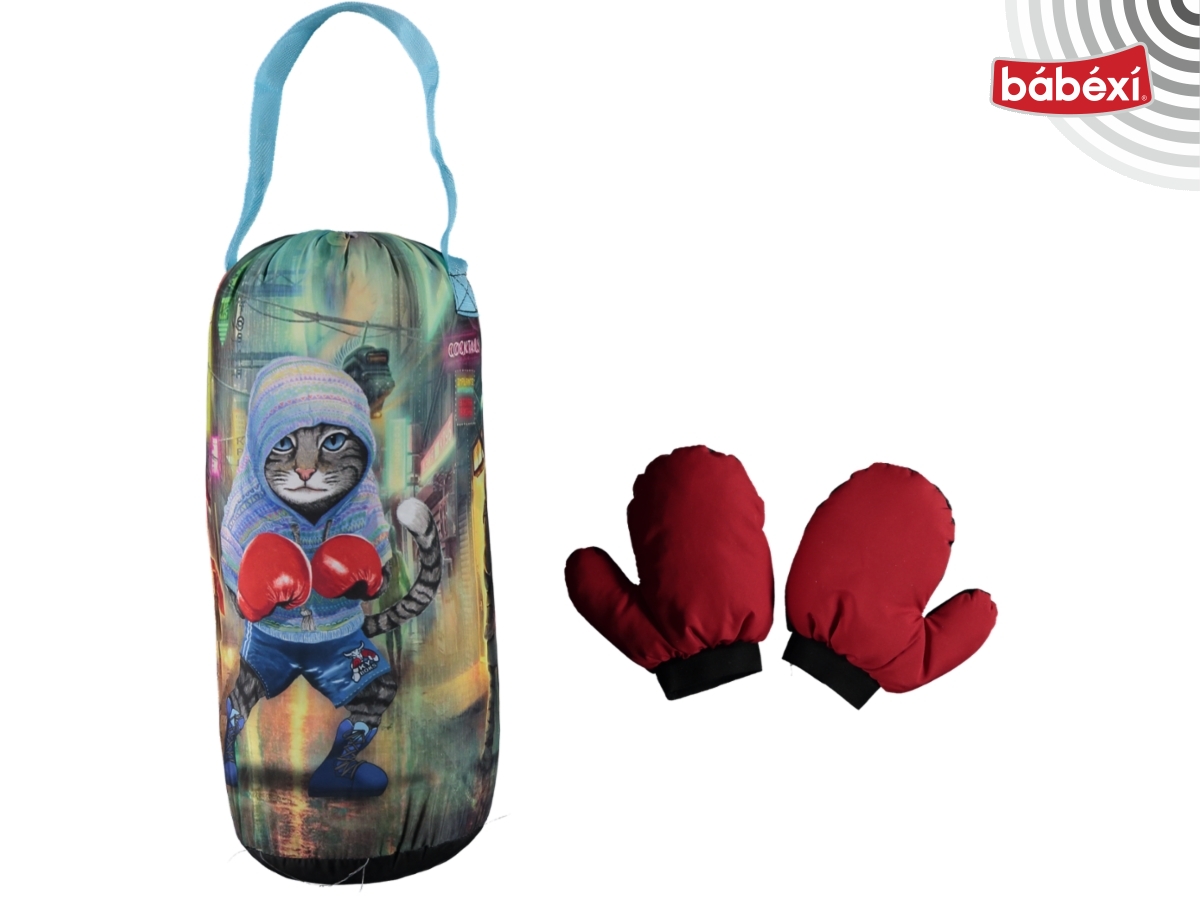 Ky Boks 40x18 Kedi Baskılı Kum Torbası 12 Ay Uni