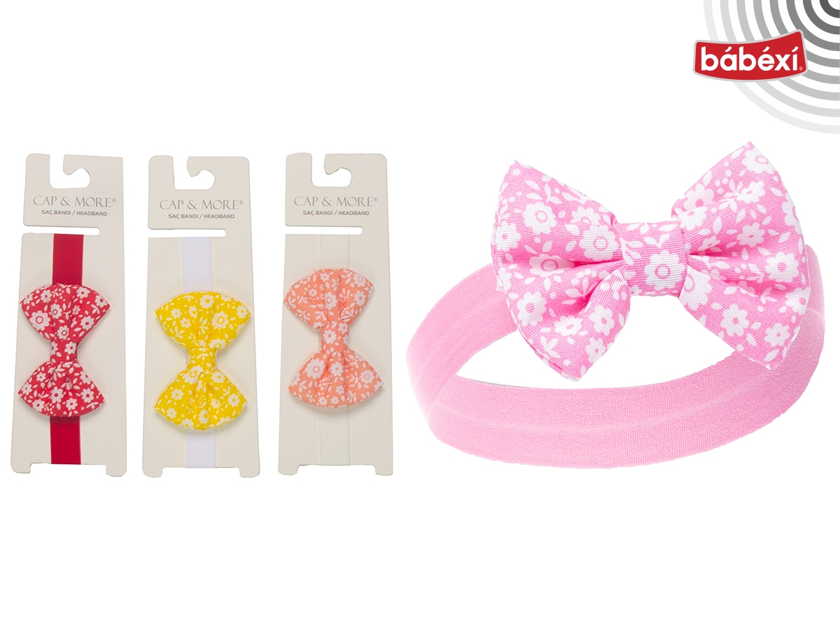 CAP&MORE LASTİKLİ SAÇ BANDI ÇİÇEK DESEN  Kız