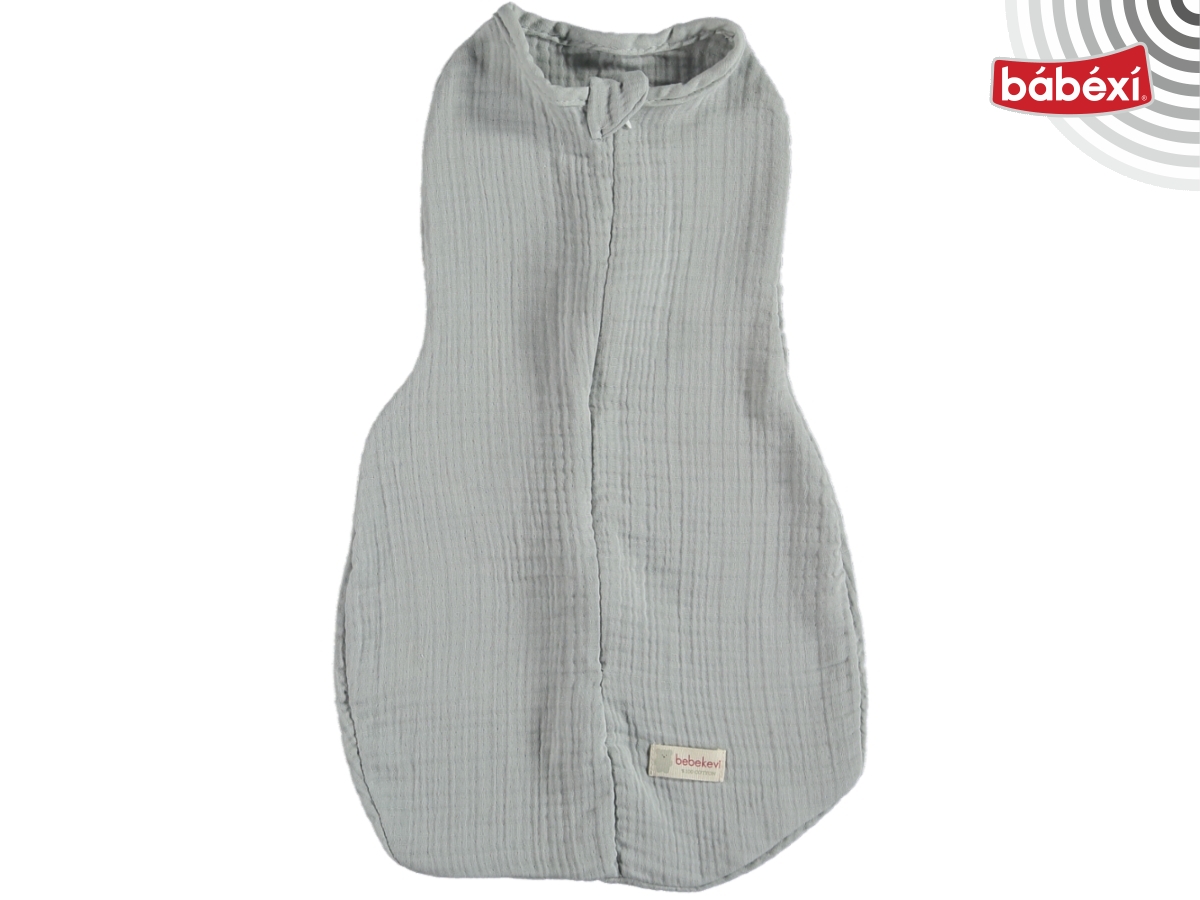Bebekevi 4 Katlı Muslin Fermuarlı Kundak   Uni