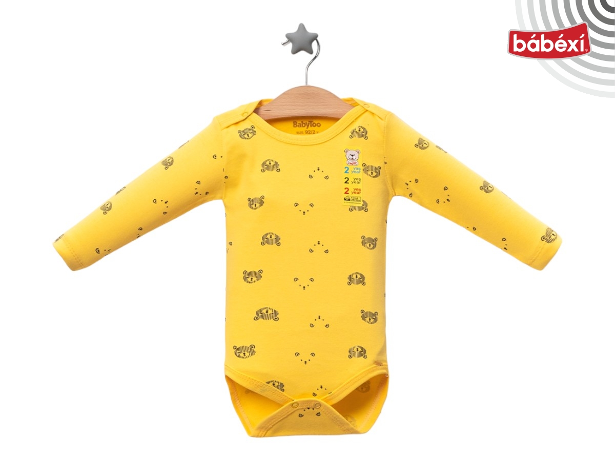 6 Yas Tilki Desenli Uzunkol Badi 3Y,4Y,5Y,6Y Uni