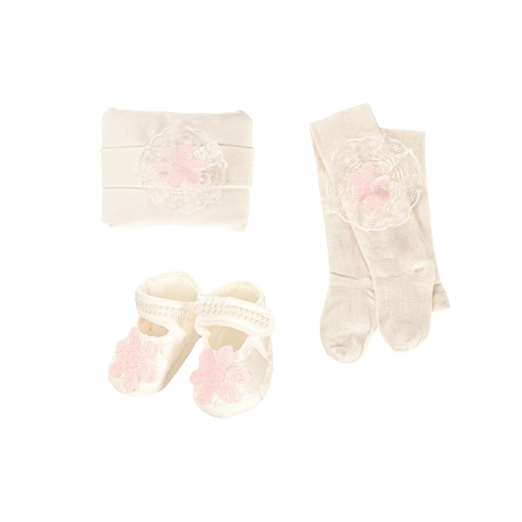 3 PARÇA PATİK SET RENKLİ GÜPÜR 3 Ay Kız