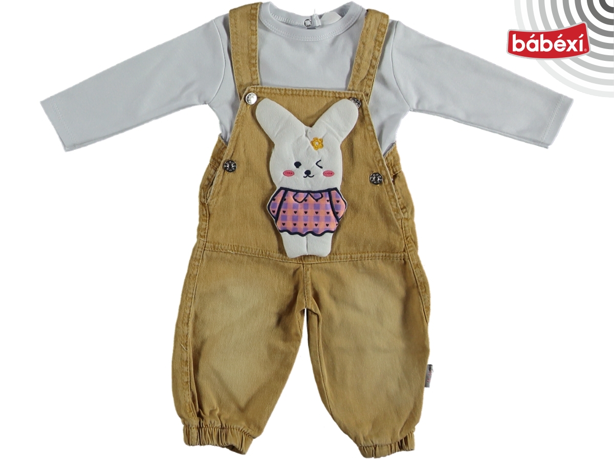 Etekli Tavşan Gabardin Slopet 6 Ay,9 Ay,12 Ay Kız