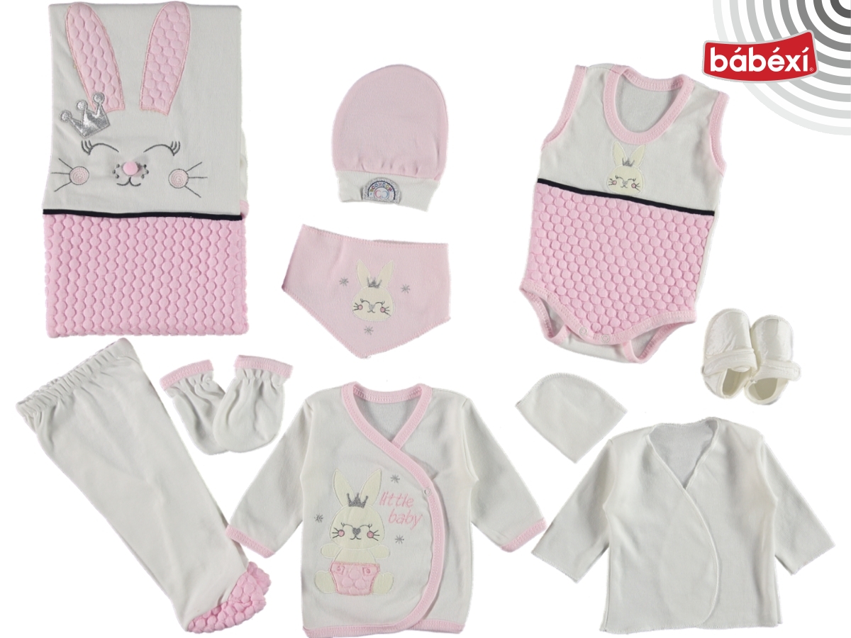 Yeni Kulaklı Tavşan 10’Lu Zıbın Set  Uni