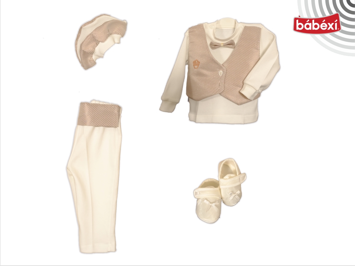 4 Parça Erkek Bebek Takımı 3 Ay Erkek