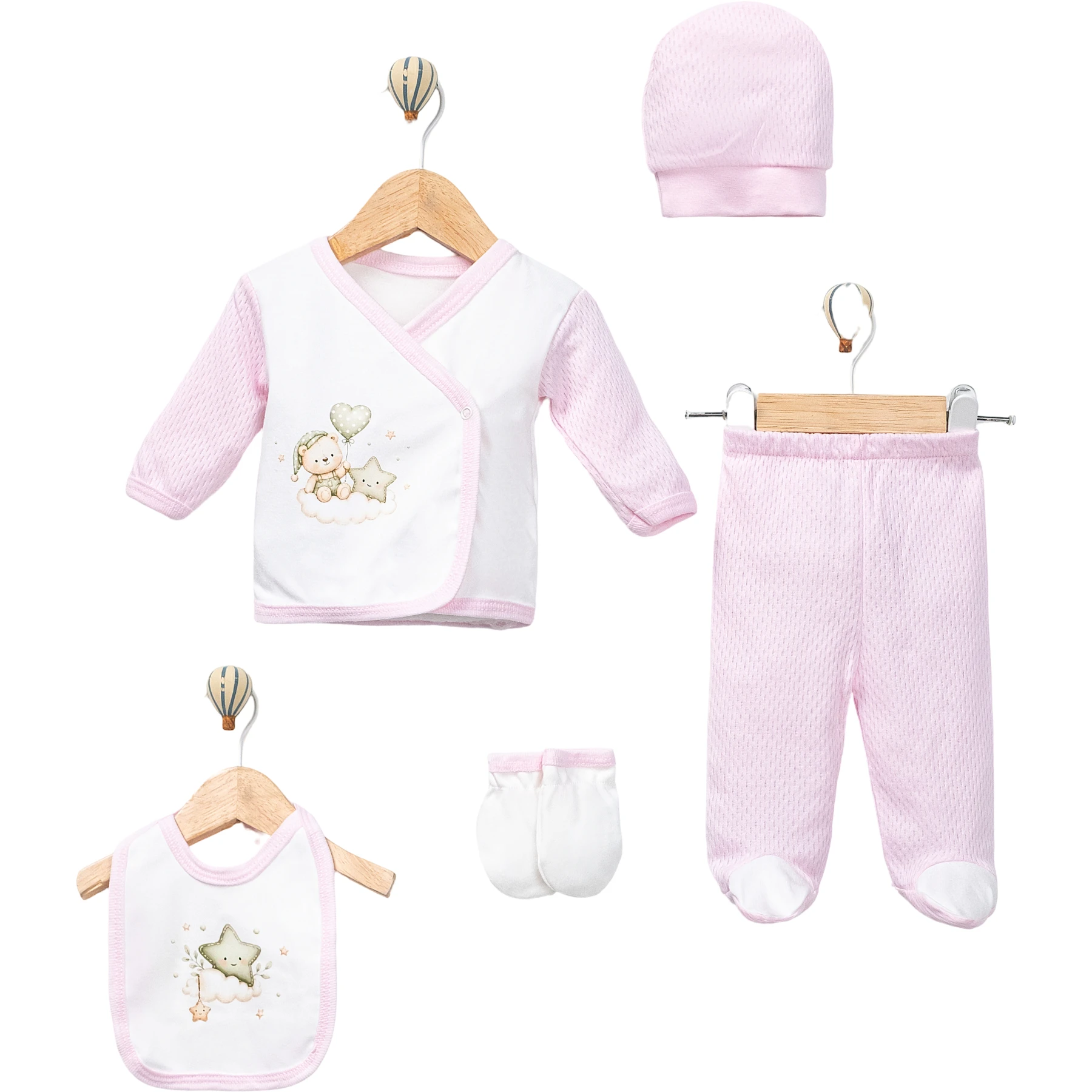 5 Lİ ORG BABY YILDIZ LÜX ZIBIN 1 Ay,2 Ay,3 Ay Uni