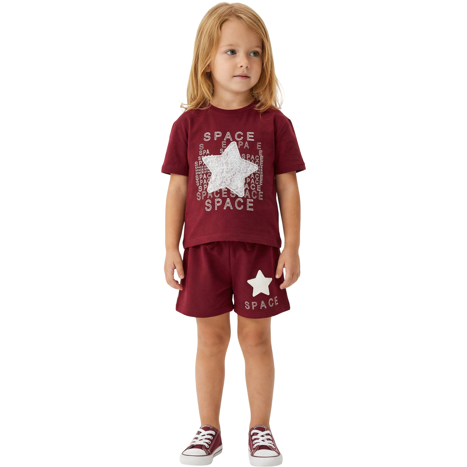 5 YAŞ KIZ ŞORTLU TAKIM 2Y,5Y,3Y,4Y Kız