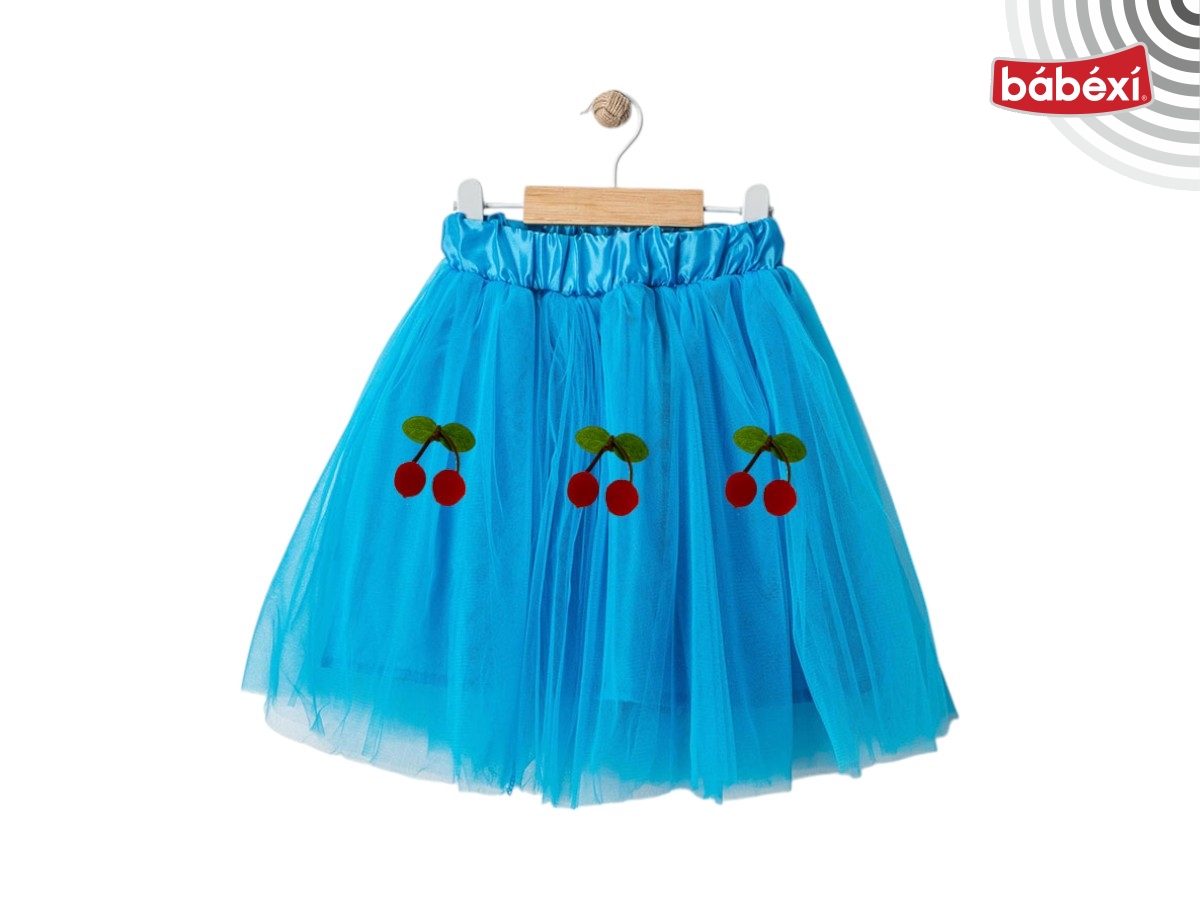 Kirazlı Tütü Etek  2Y,3Y,4Y,5Y,6Y Kız