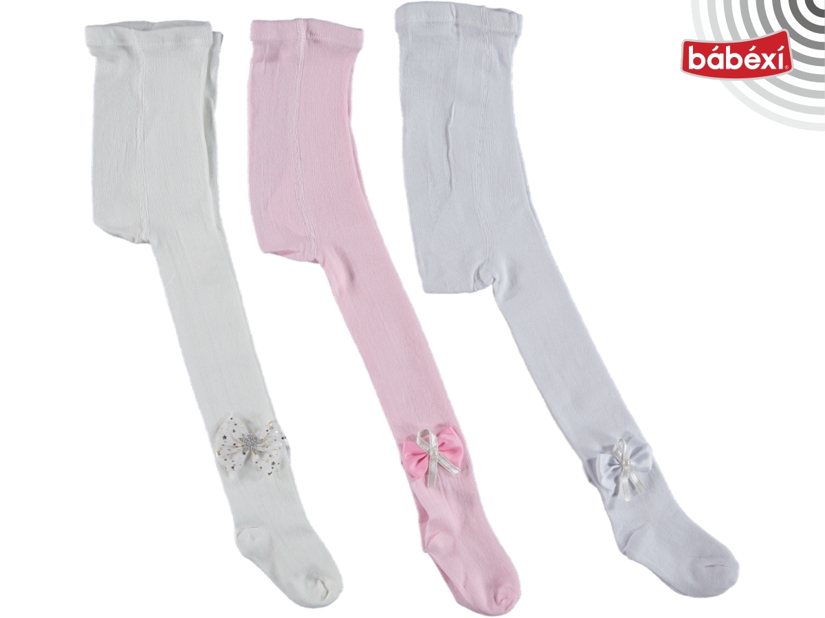 Aksesuarlı Bebe Külotlu Çorap  3Y,4Y Kız