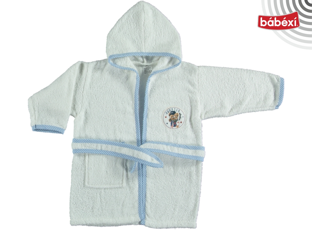Erkek2/8yaş Ayı Desen Bornoz 2Y,4Y,6Y,8Y Erkek