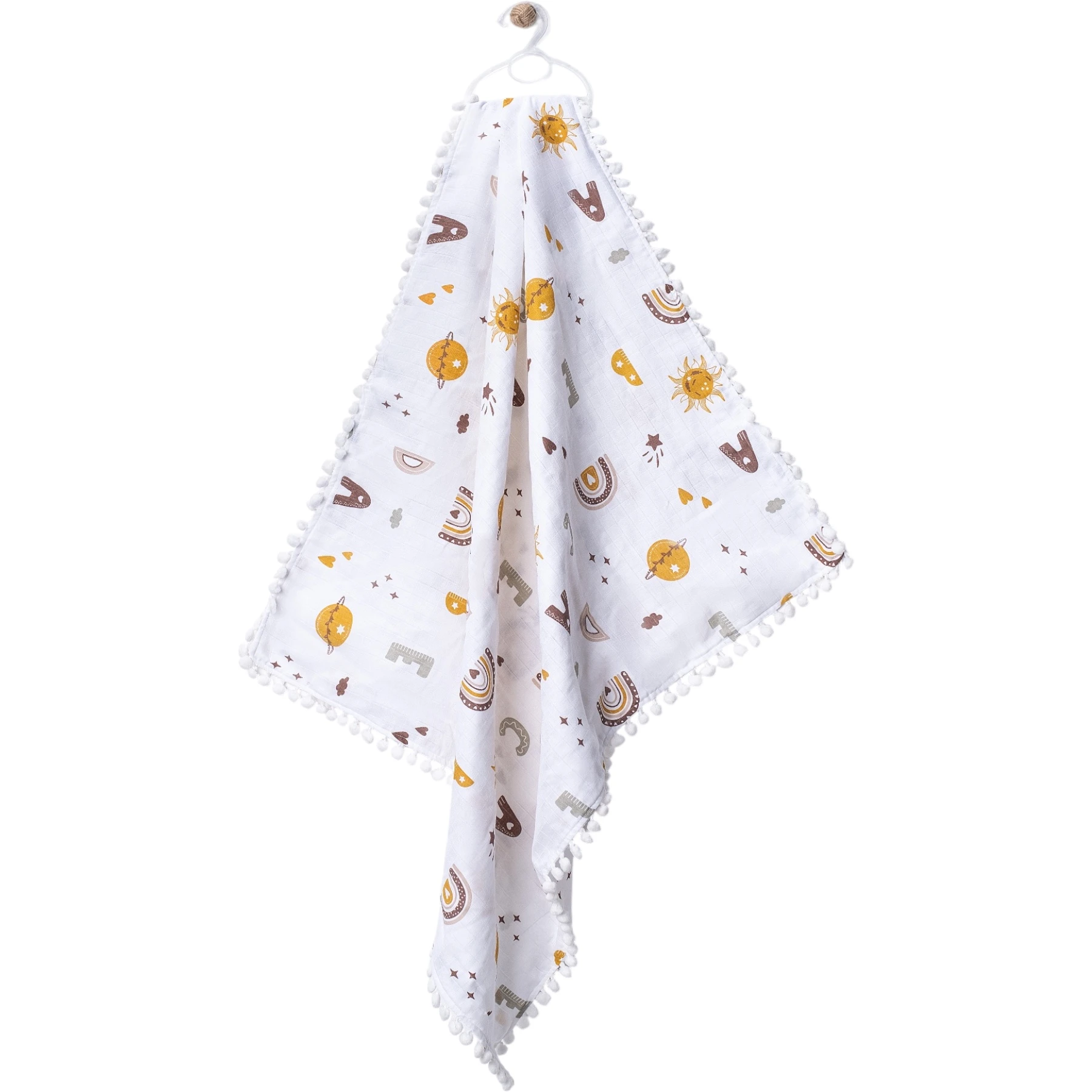 80*90CM ÇİFT KAT ABC MÜSLİN BATTANİYE  1 Ay,2 Ay,3 Ay,6 Ay,9 Ay,12 Ay,18 Ay Uni
