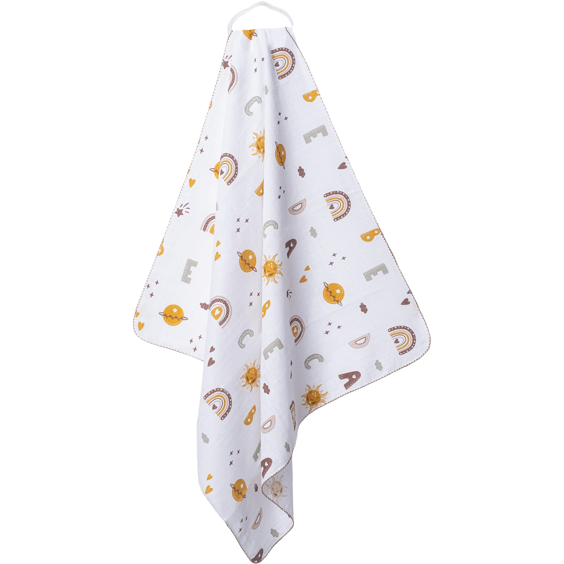 85*90CM ABCDE DESENLİ MÜSLİN BATTANİYE  1 Ay,3 Ay,6 Ay,9 Ay,12 Ay,18 Ay,2Y Uni