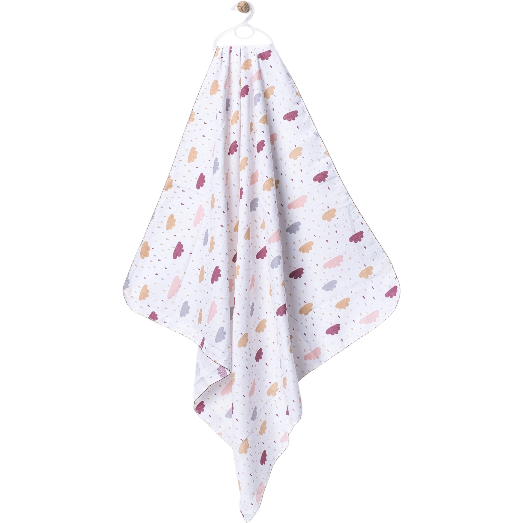 85*90CM BULUTLU ASKILI MÜSLİN BATTANİYE  1 Ay,2 Ay,3 Ay,6 Ay,9 Ay,12 Ay,18 Ay,2Y Uni