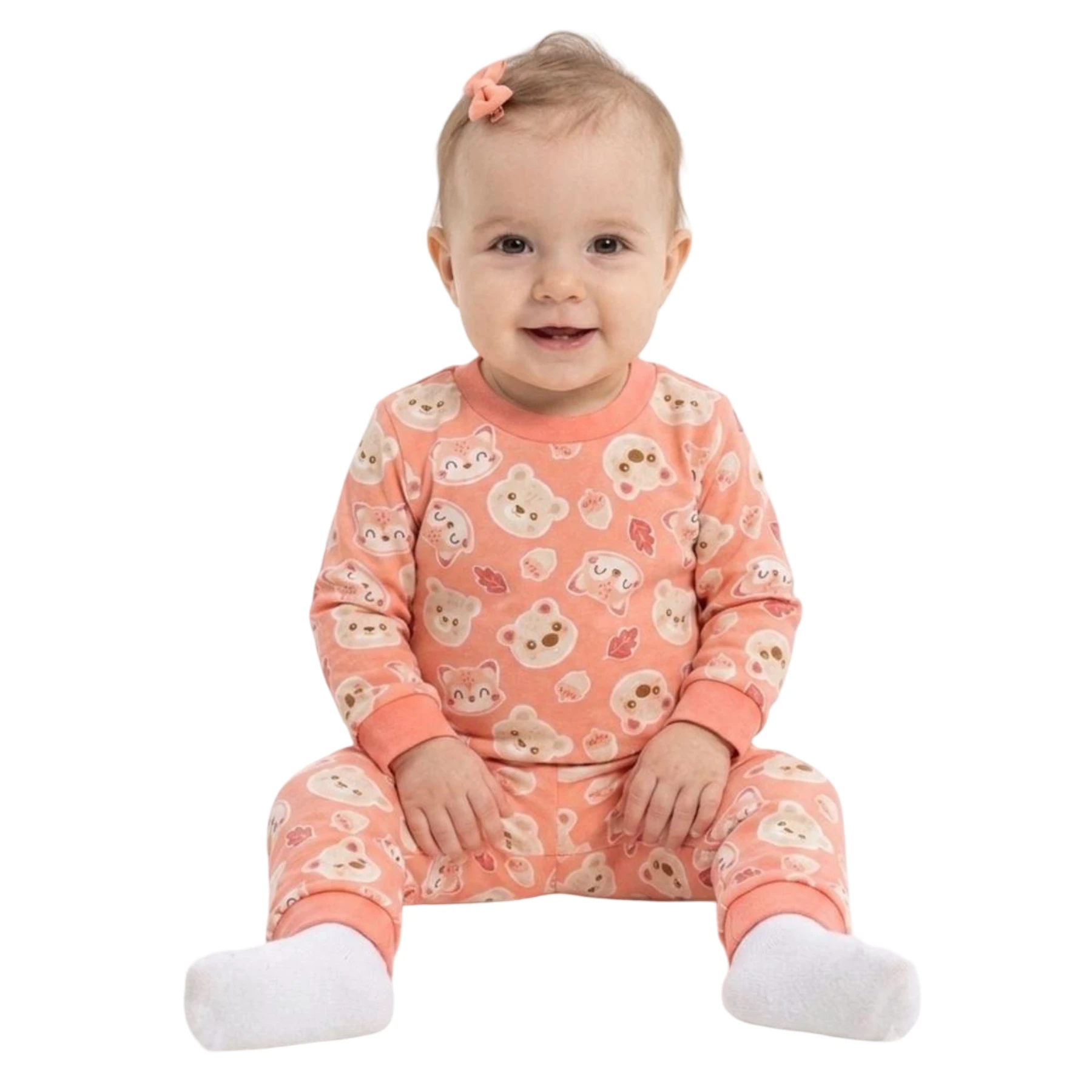 SOMON TİLKİ PİJAMA 6 Ay,18 Ay,12 Ay,2Y Kız