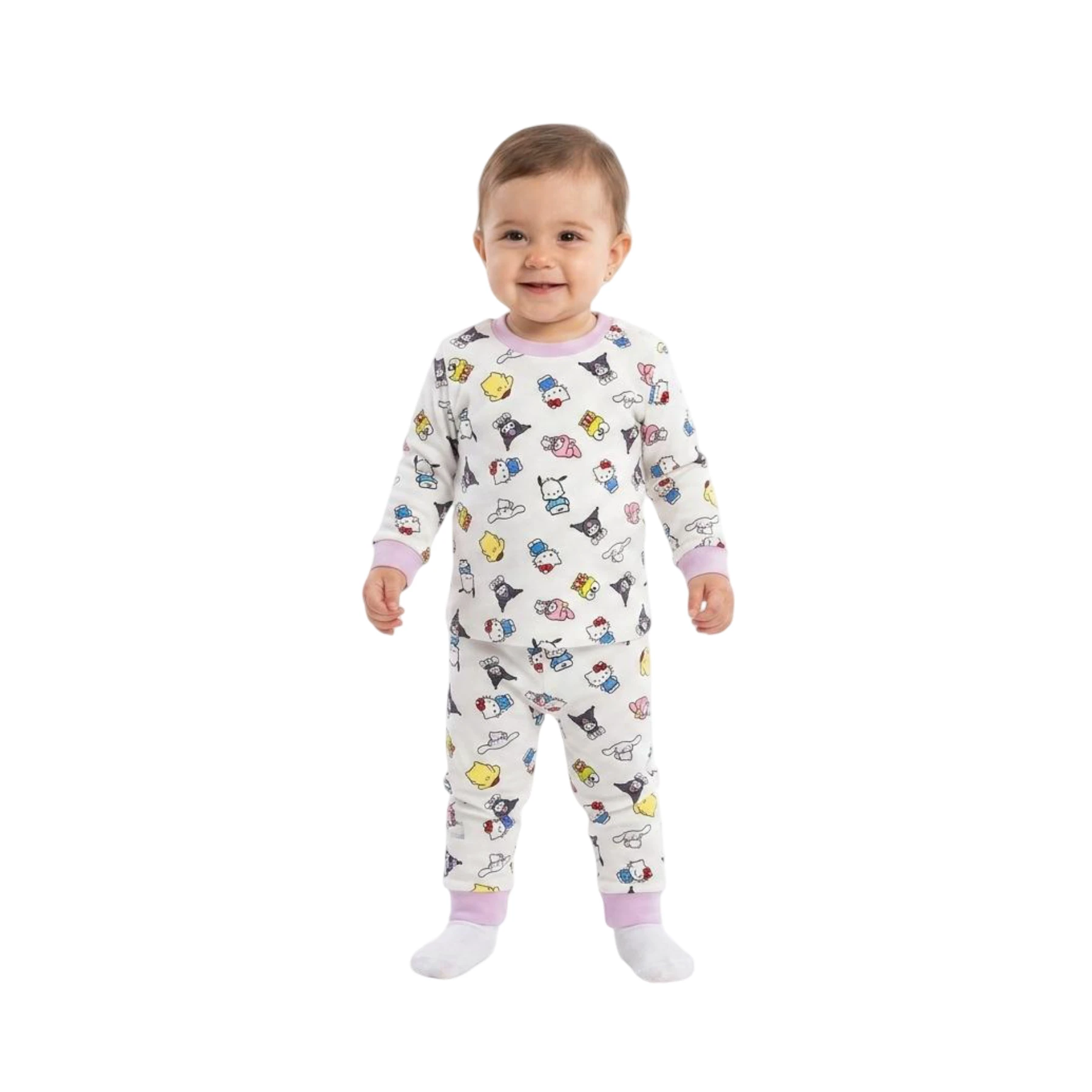 KIZ DESEN PİJAMA 6 Ay,18 Ay,12 Ay,2Y Kız