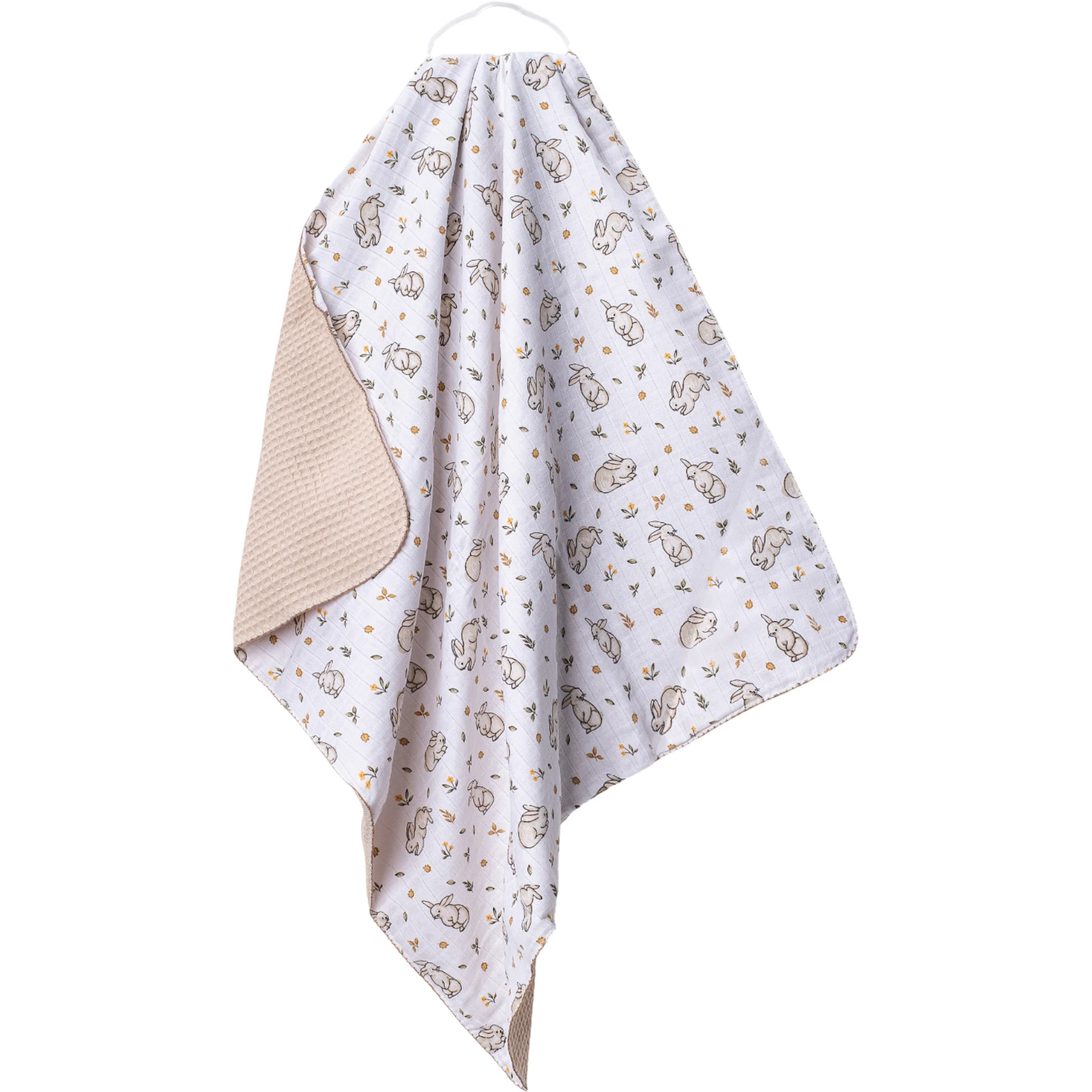 90*80CM TAVŞAN PİKELİ MÜSLİN BATTANİYE  1 Ay,2 Ay,3 Ay,6 Ay,9 Ay,12 Ay,18 Ay Uni