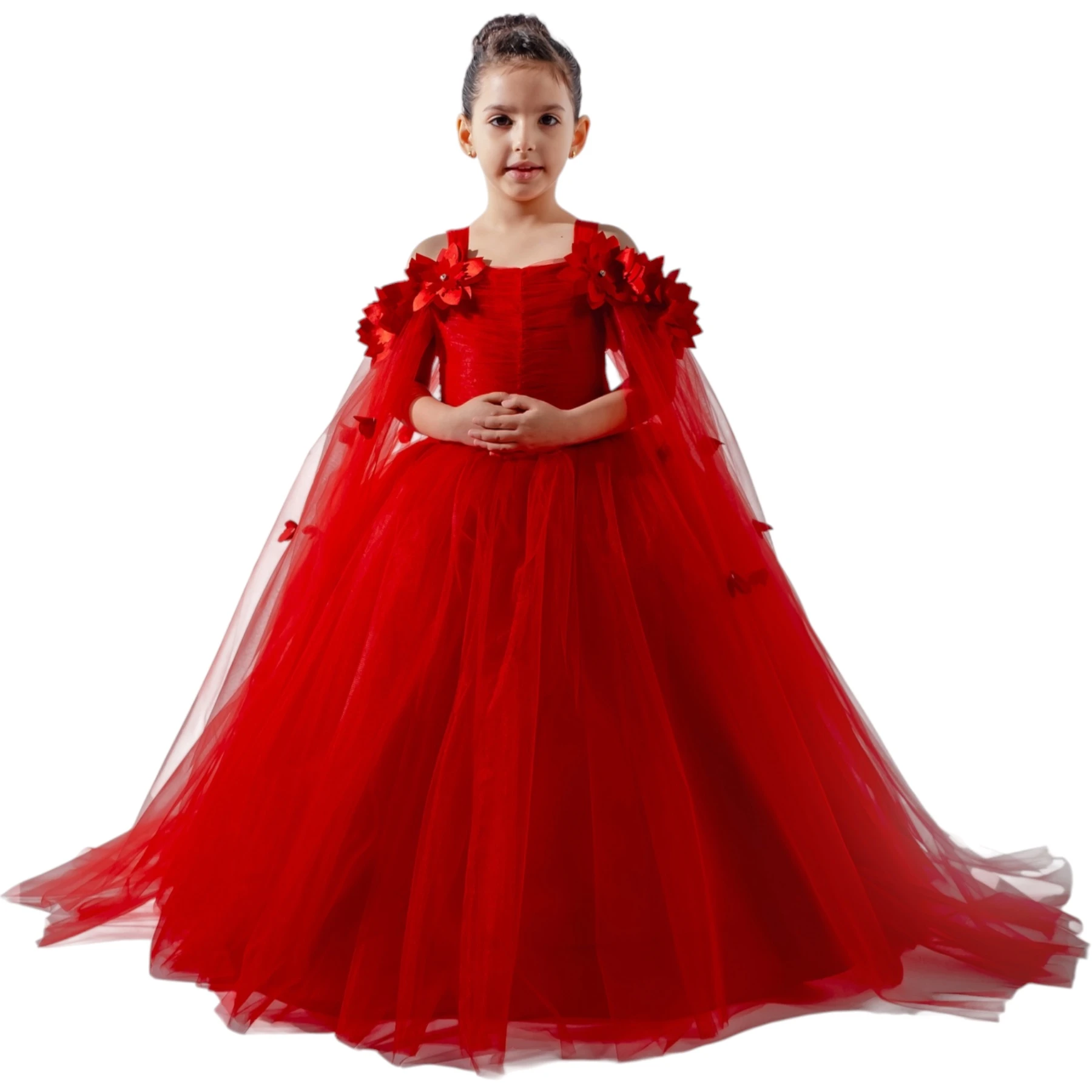 ABİYE KIRMIZI  3Y,4Y,5Y,6Y,8Y,10Y Kız