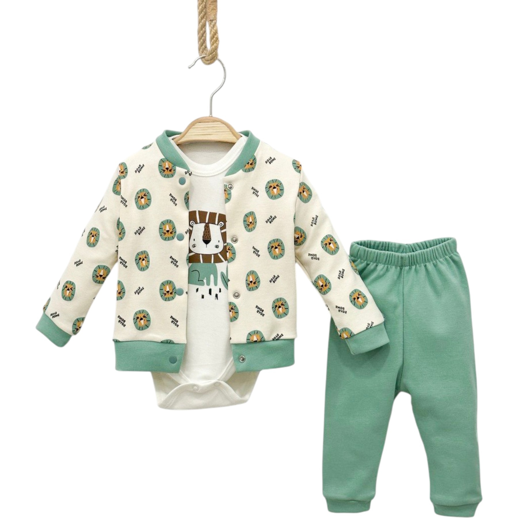 ASLAN 3’ LÜ TAKIM 3 Ay,6 Ay,9 Ay Erkek