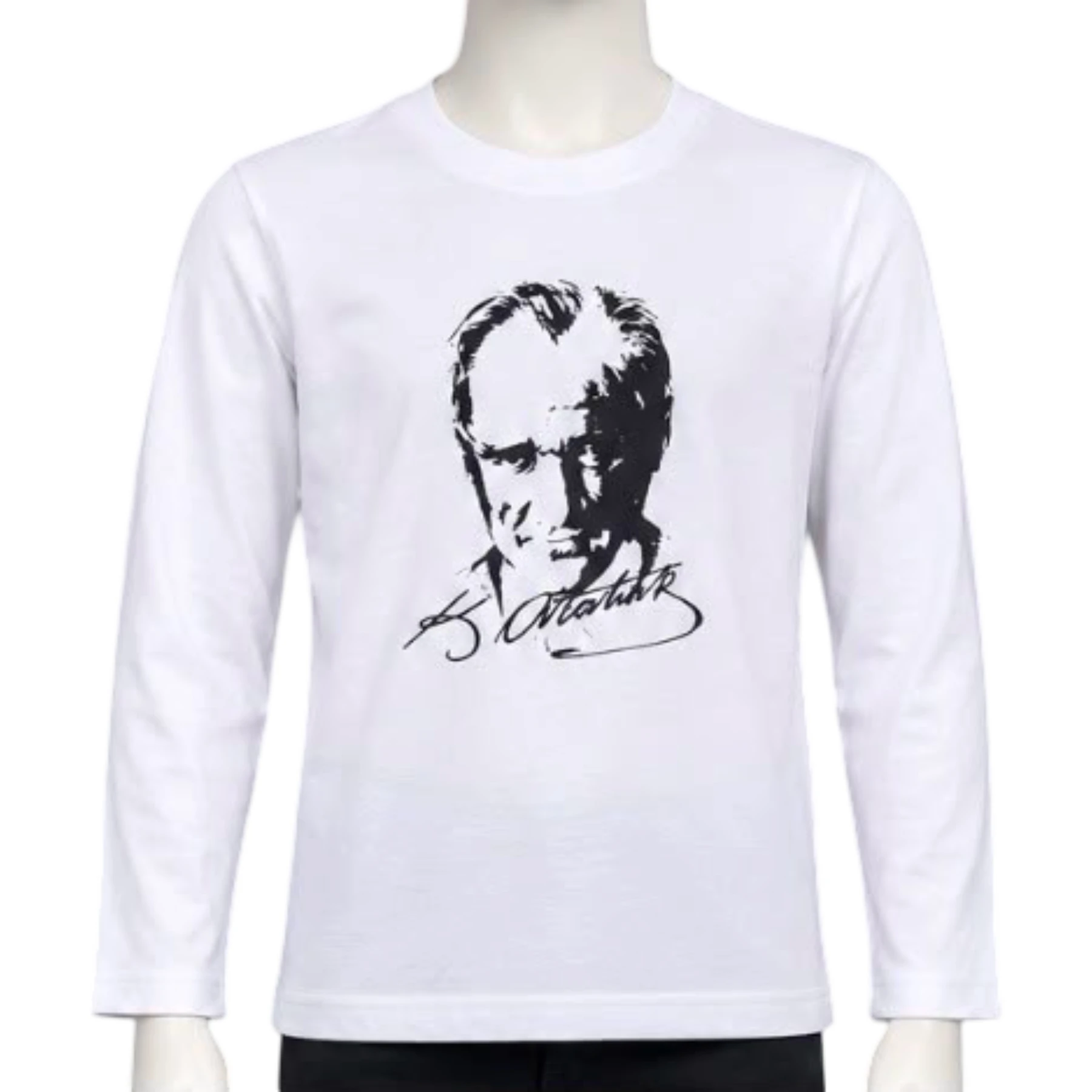 ATATÜRK BEYAZ SWEAT 6Y,7Y,8Y,9Y Uni