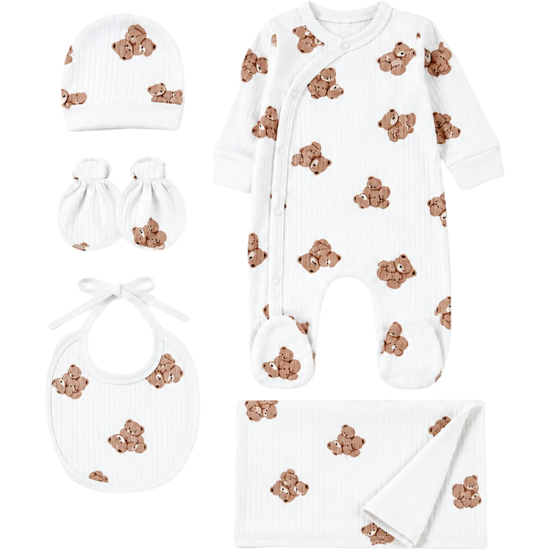 AYI DESEN BATTANİYELİ TULUM SET 3 Ay Erkek