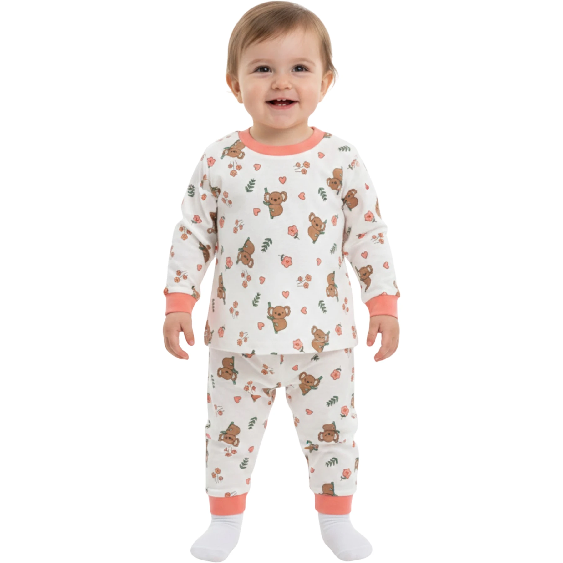 BAMBULU KOALA PİJAMA 6 Ay,12 Ay,18 Ay,2Y Kız