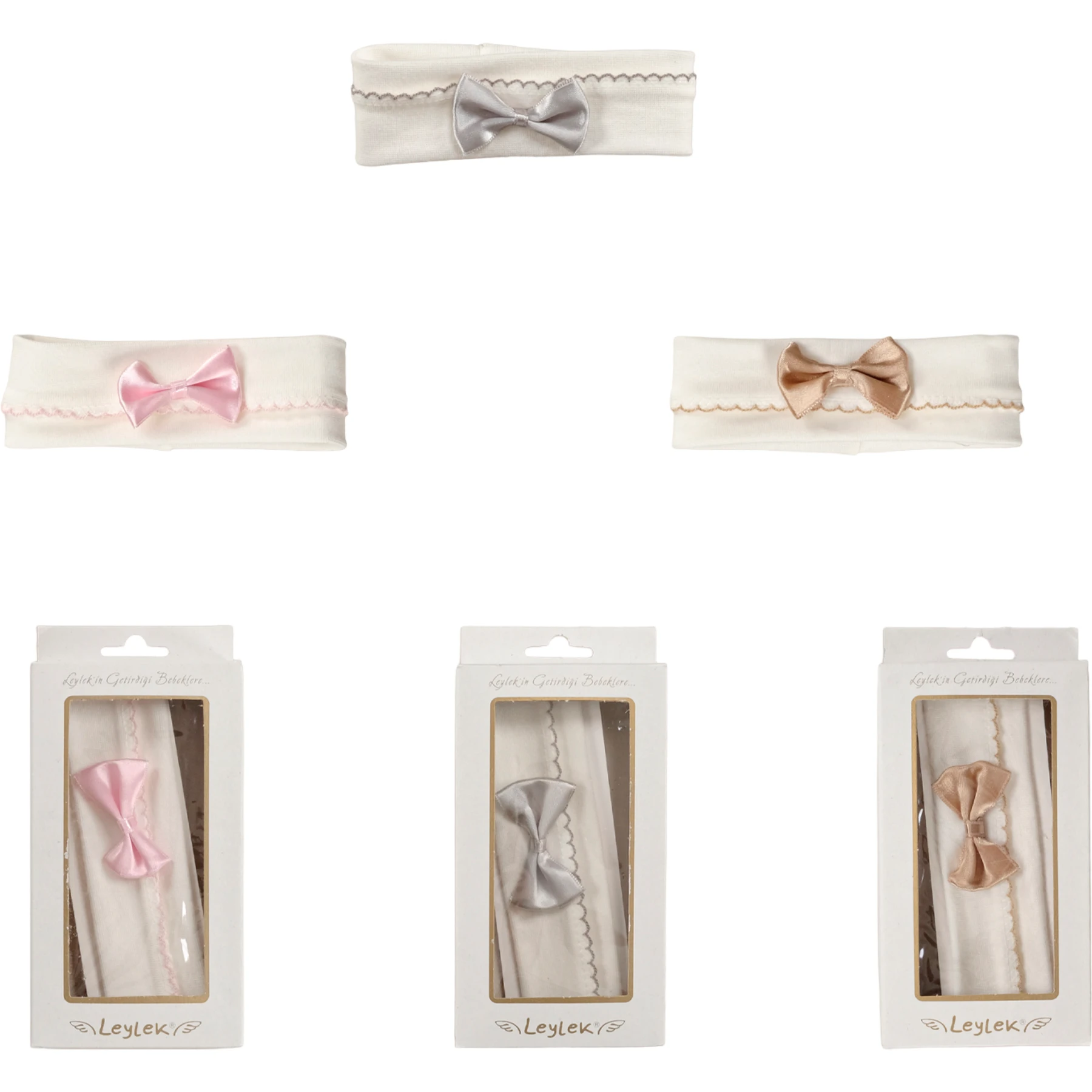 BANDANA 1. KALİTE RİBANA RENKLİ 6 LI PAKET 3 Ay Kız
