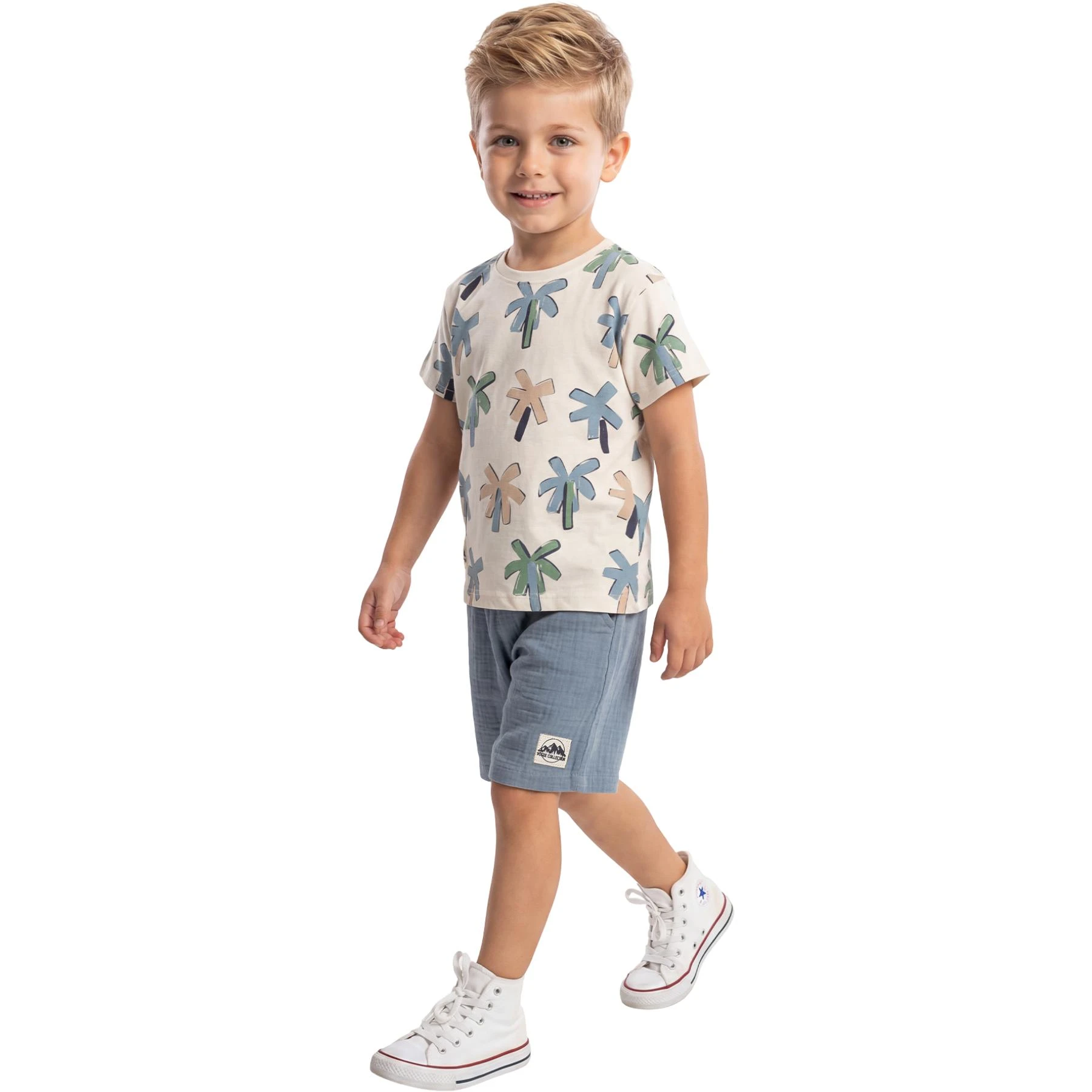 BASKILI ŞORTLU TAKIM 2Y,3Y,4Y,5Y Kız