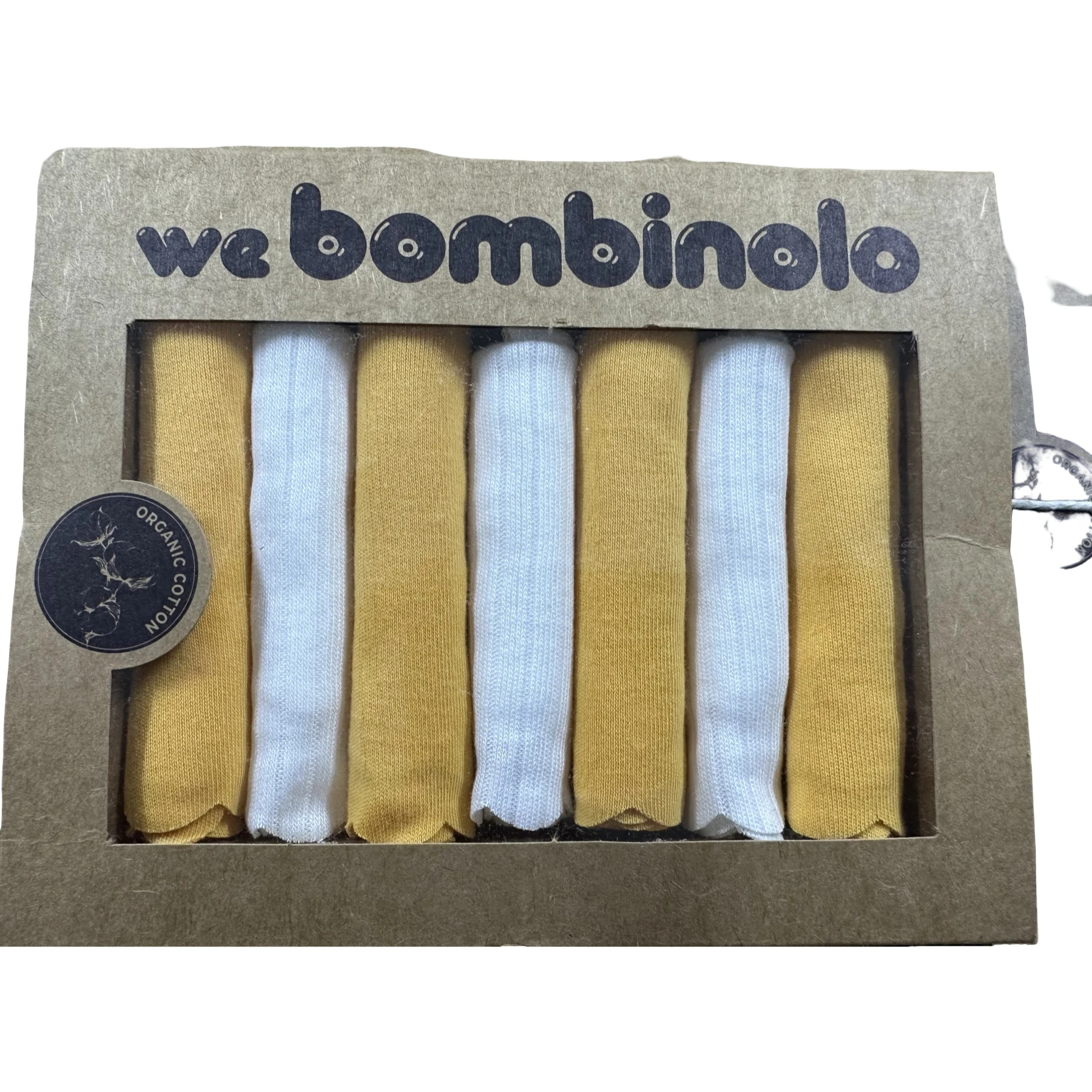 BOMBİNOLO MENDİL ORANGE BEYAZ 1 Ay,2 Ay,3 Ay,6 Ay Uni