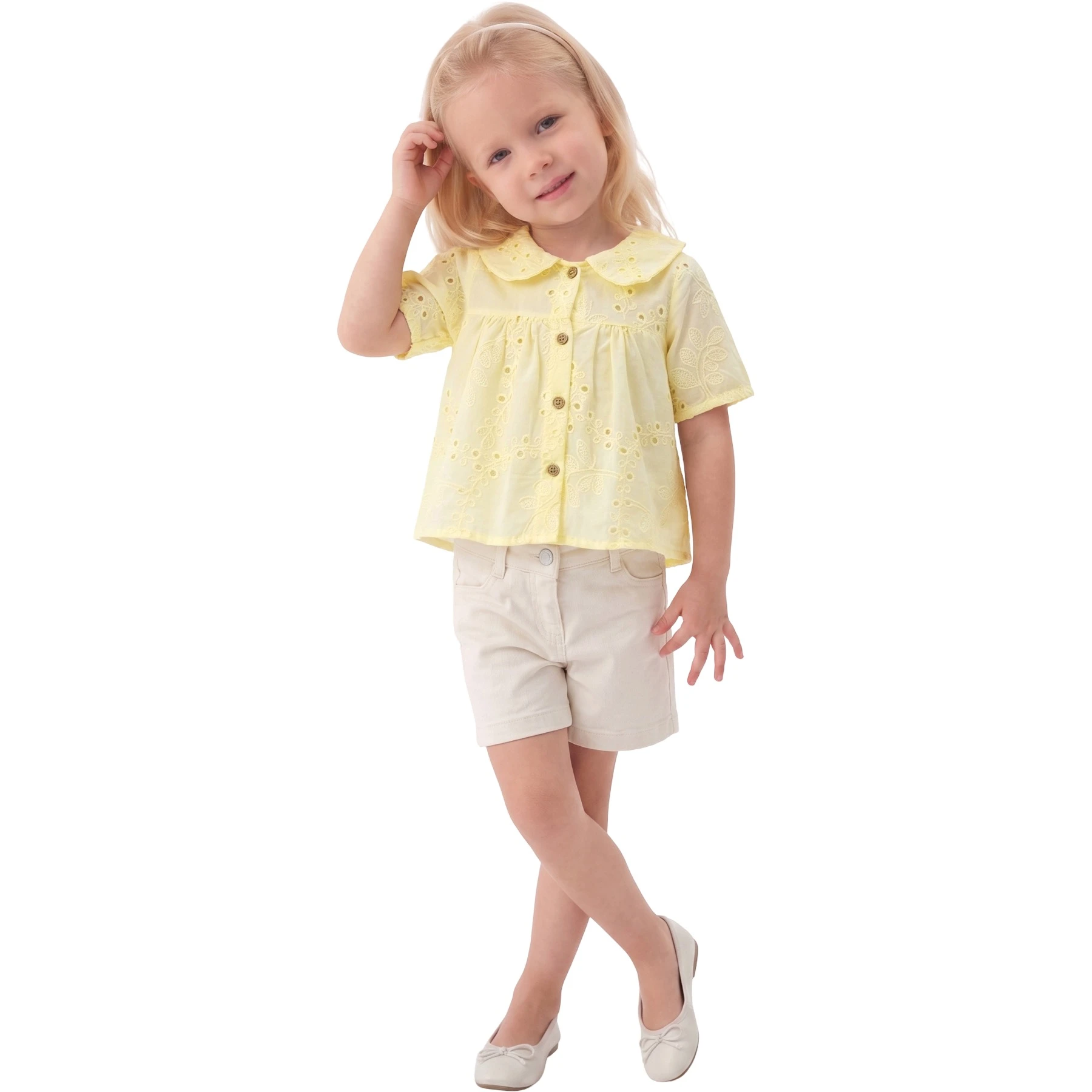 BRODELİ GÖMLEKLİ KIZ TAKIM 2Y,3Y,4Y,5Y Kız