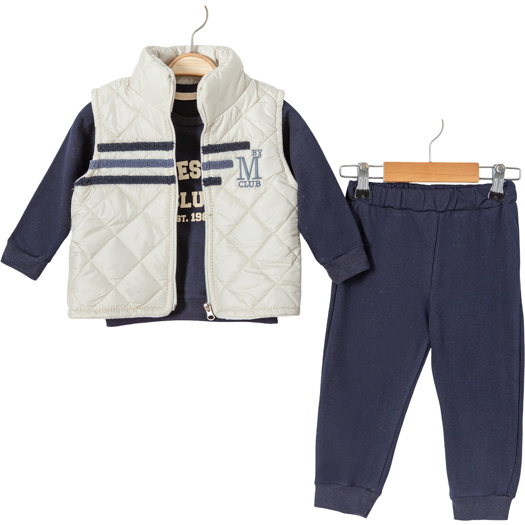 BY M CLUB NAKIŞLI YELEKLİ TAKIM 2Y,3Y,4Y,5Y Erkek