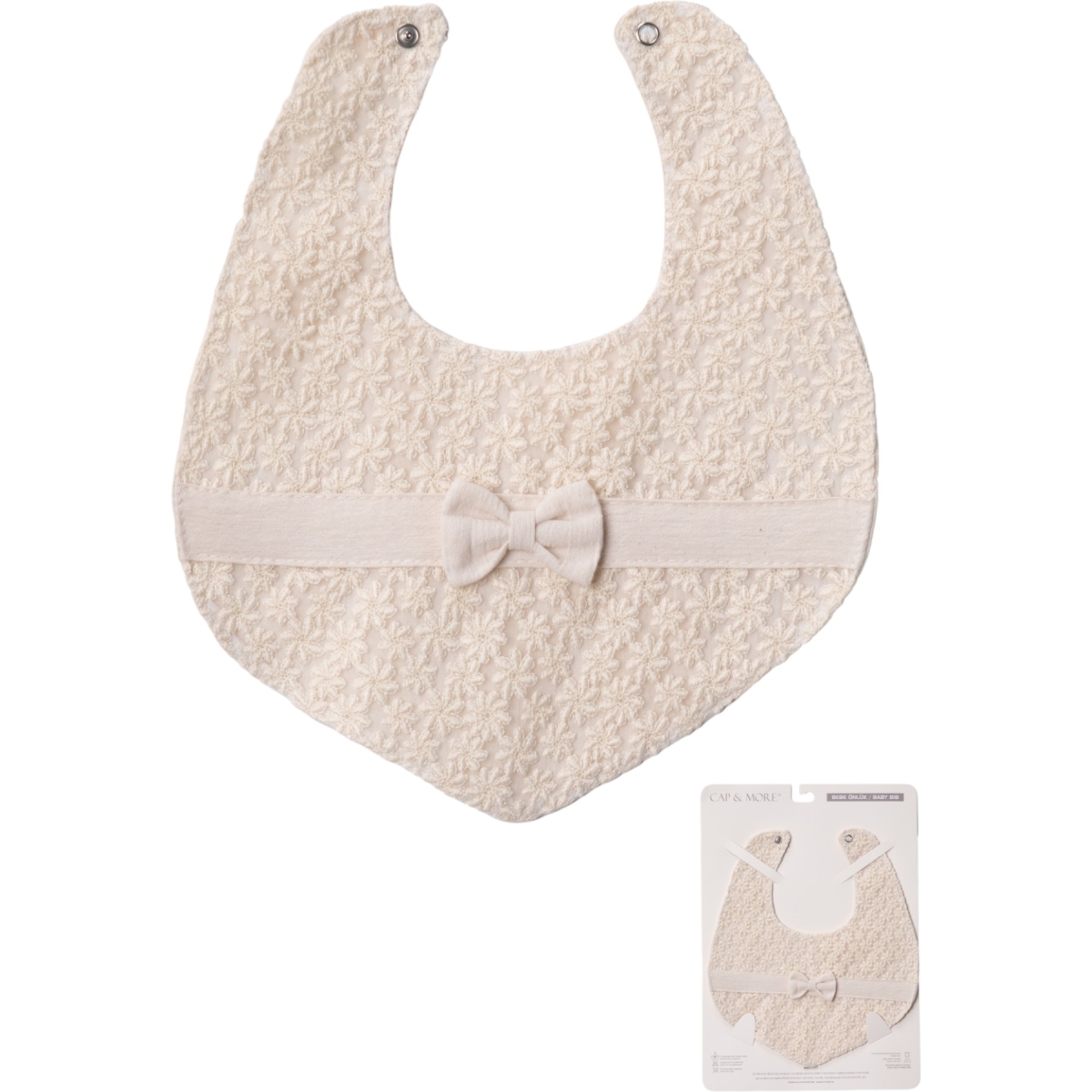 CAP&MORE FİSTO ÖNLÜK FİYONKLU 3 Ay,6 Ay,9 Ay,12 Ay,18 Ay Kız