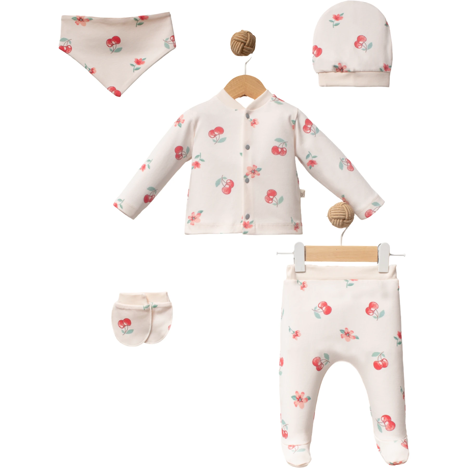 CHERRY 5Lİ SET 1 Ay,3 Ay Kız