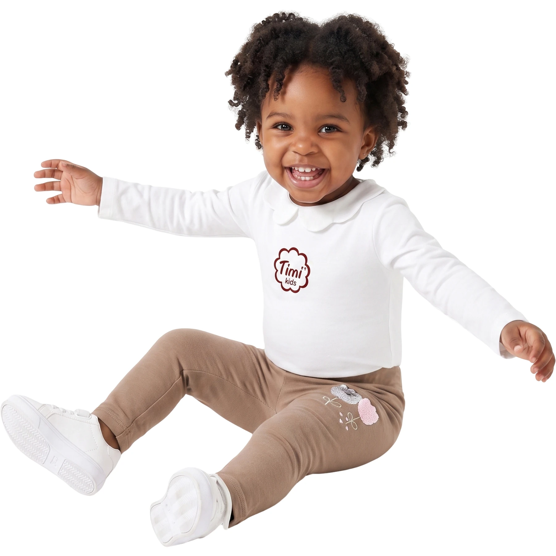 ÇİÇEK PAYET 2İP TAYT 12 Ay,2Y,3Y,4Y Kız