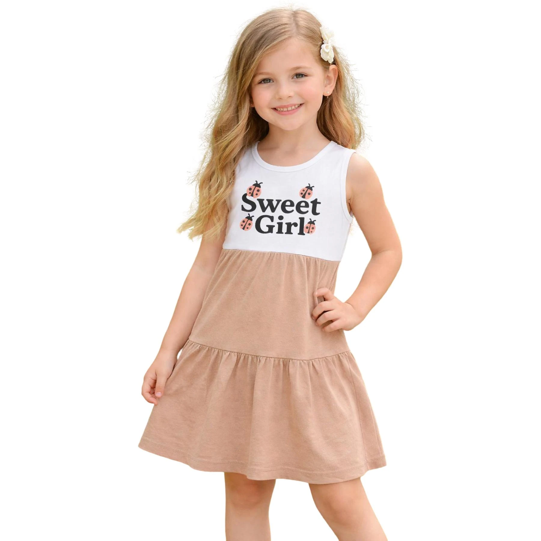 ÇİÇEKLİ ELBİSE 5Y,6Y,7Y,8Y Kız