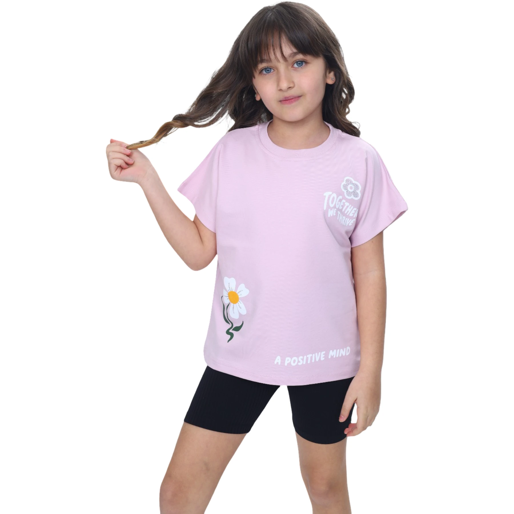 ÇİÇEKLİ TSHIRT  8Y,4Y,5Y,6Y,7Y Kız