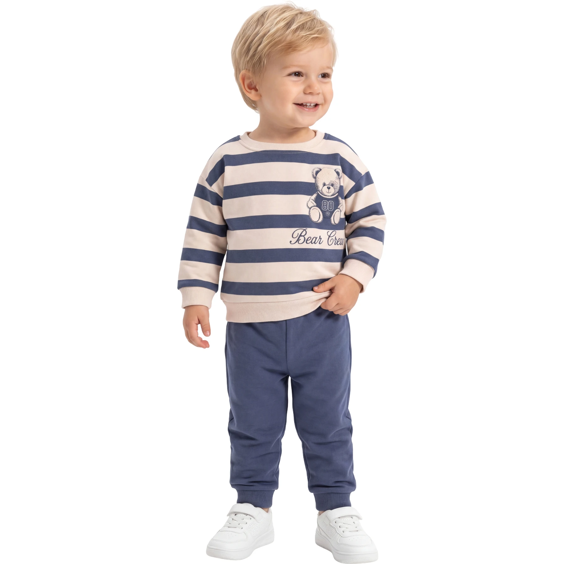 ÇİZGİLİ AYILI TAKIM 18 Ay,9 Ay,12 Ay,2Y Erkek