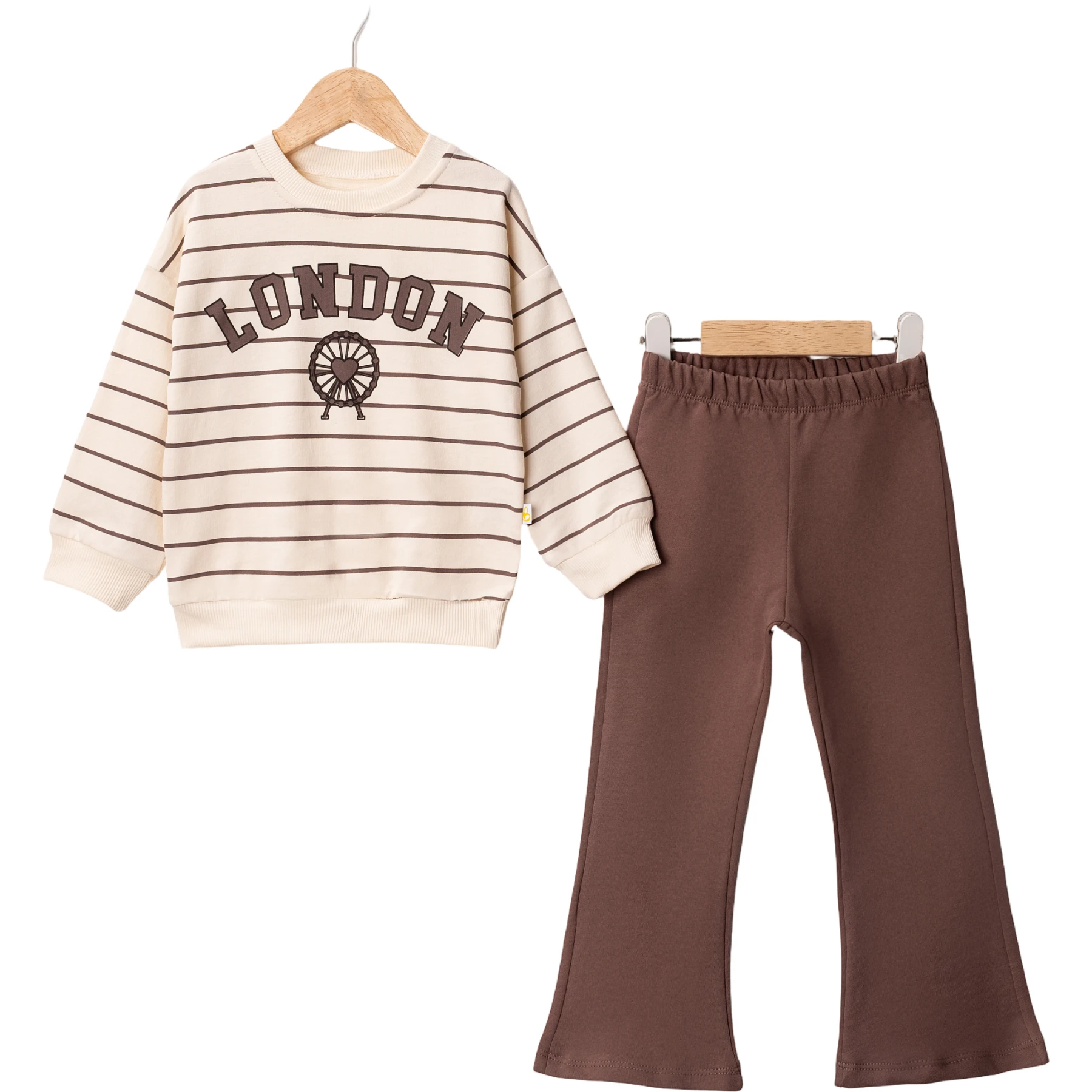 ÇİZGİLİ LONDON 2Lİ TAKIM 2Y,3Y,4Y,5Y Kız
