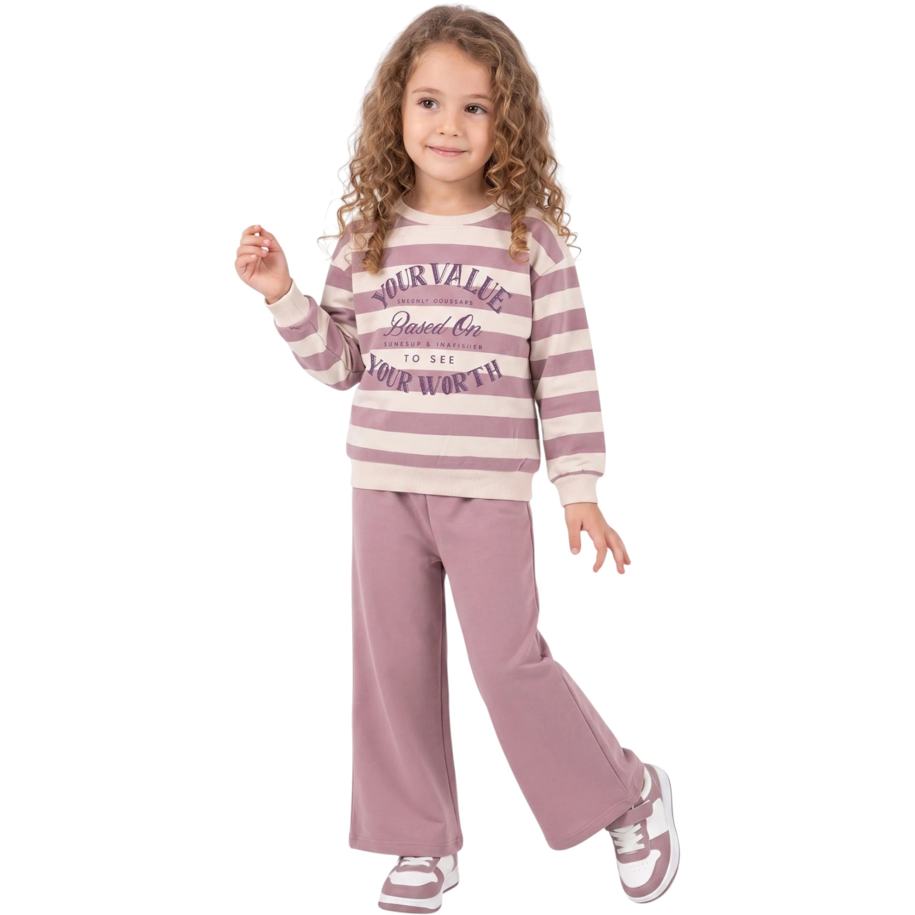 ÇİZGİLİ TAKIM 2Y,3Y,4Y,5Y Kız
