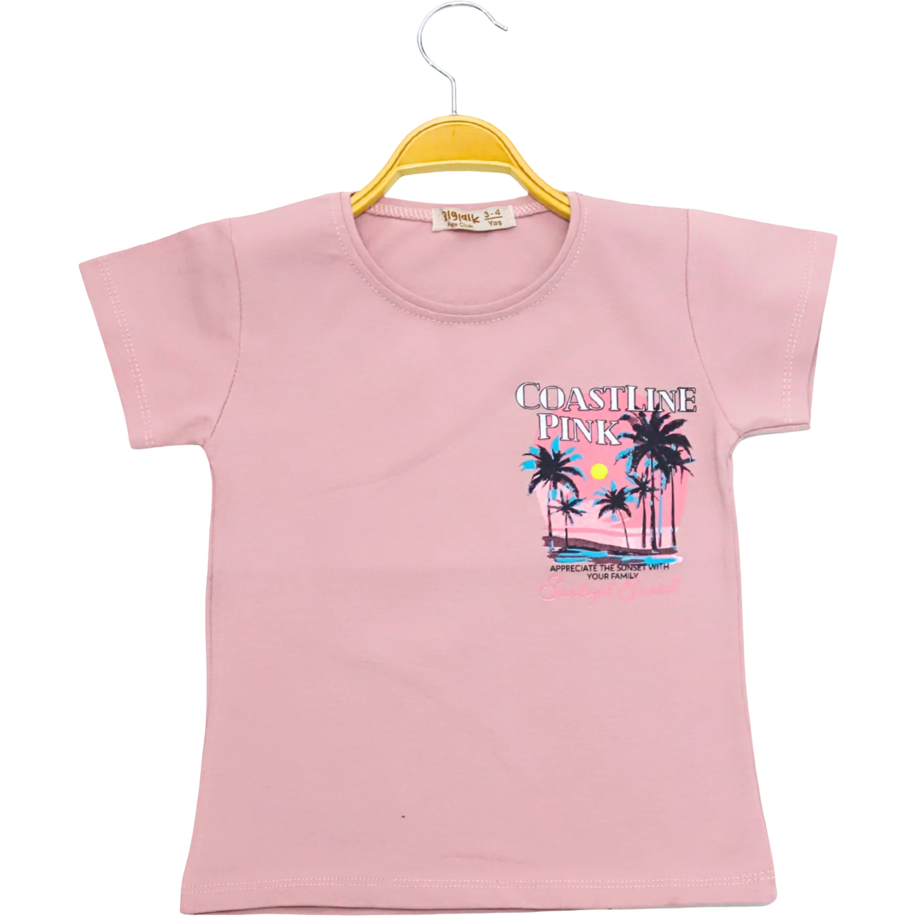 COASTİNE PİNK TSHİRT 3Y,5Y,7Y,9Y,11Y Kız