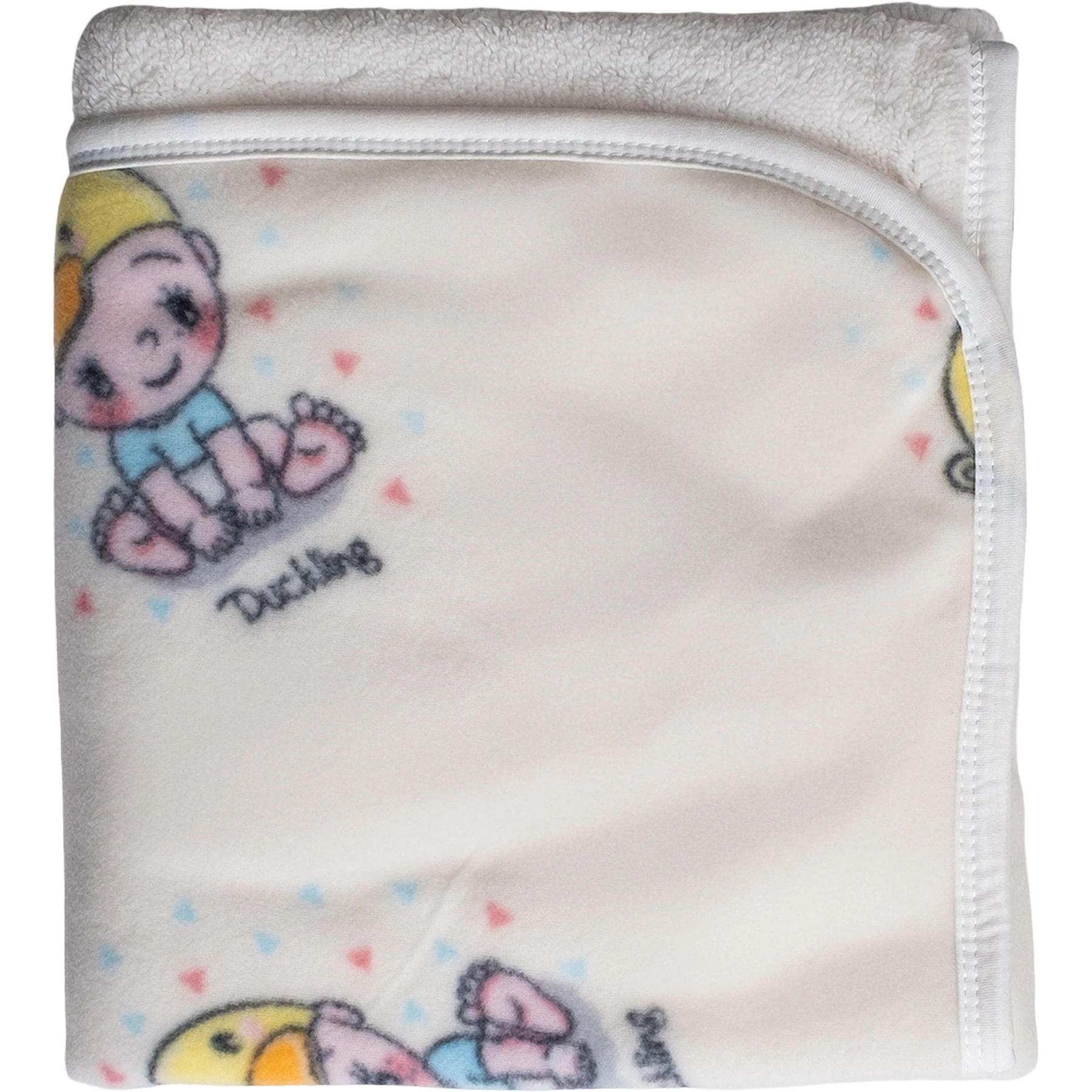 ÇOCUK BASKILI POLAR WELSOFTLU BATTANİYE  1 Ay,2 Ay,3 Ay,6 Ay,9 Ay Uni