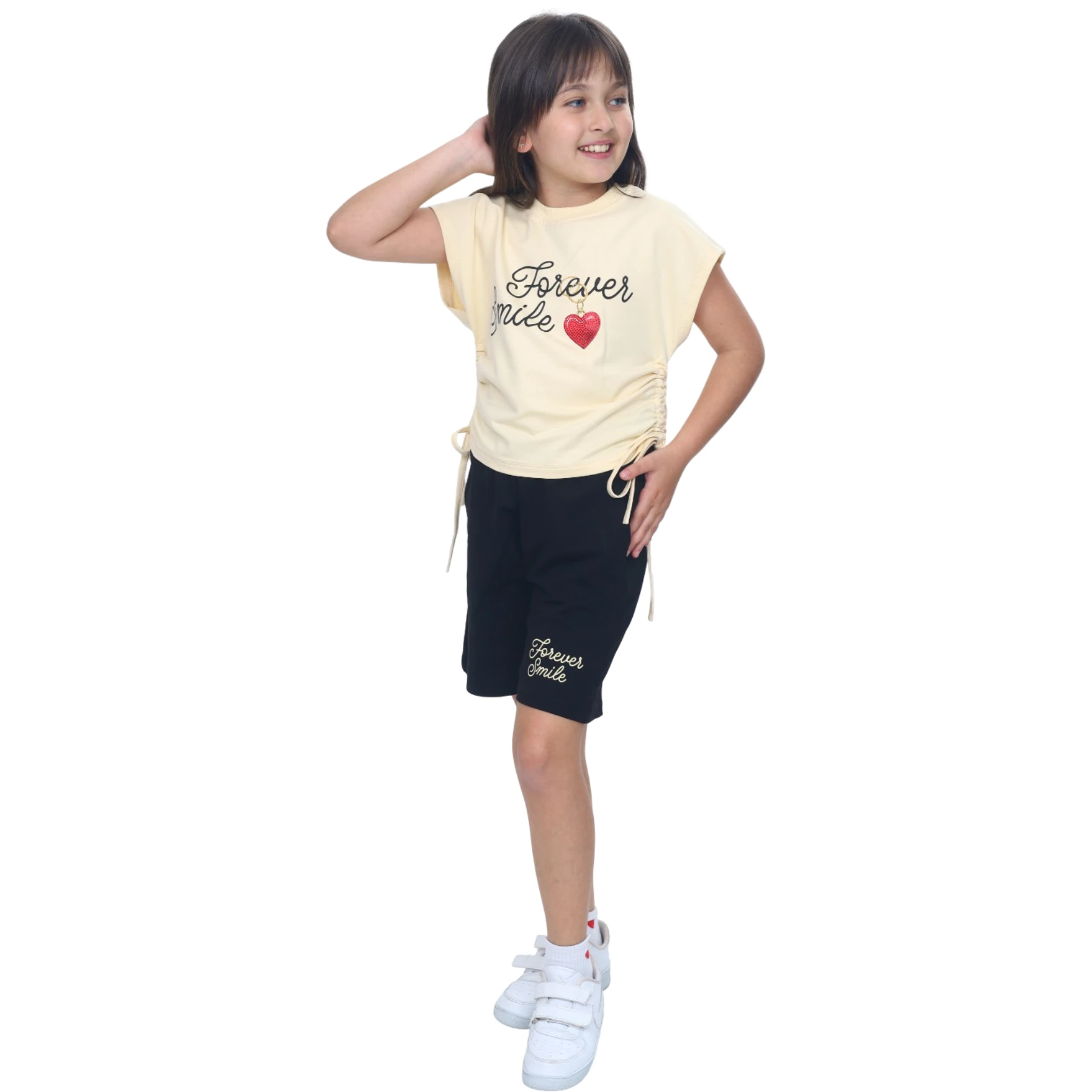 ÇOCUK ŞORT TAKIM 4Y,5Y,6Y,7Y,8Y Kız