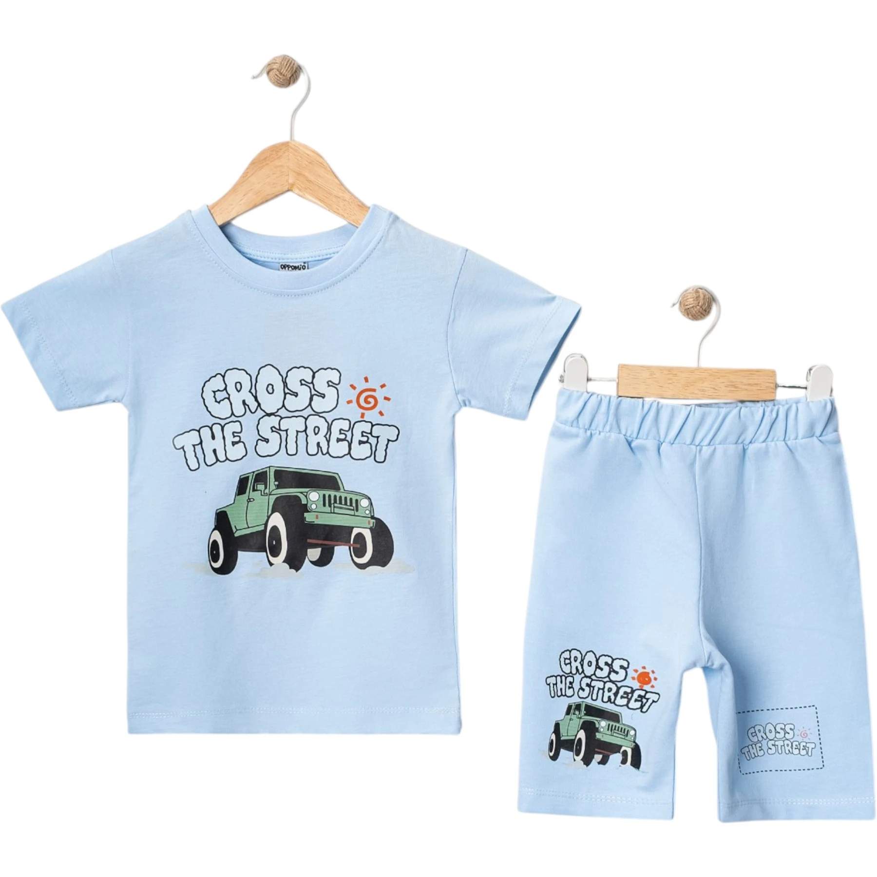 CROSS STREET BASKILI İKİLİ ERKEK TAKIM 2Y,3Y,4Y,5Y,6Y Erkek