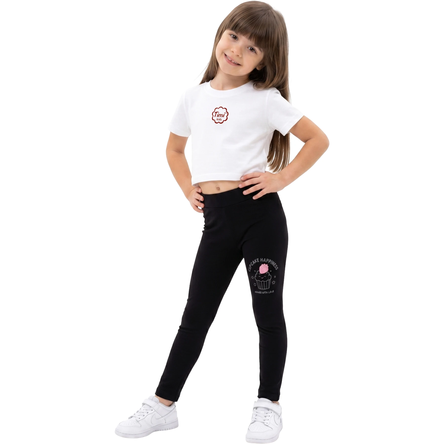 CUPCAKE ÇİLEK ÇOCUK TAYT  5Y,6Y,7Y,8Y,9Y Kız