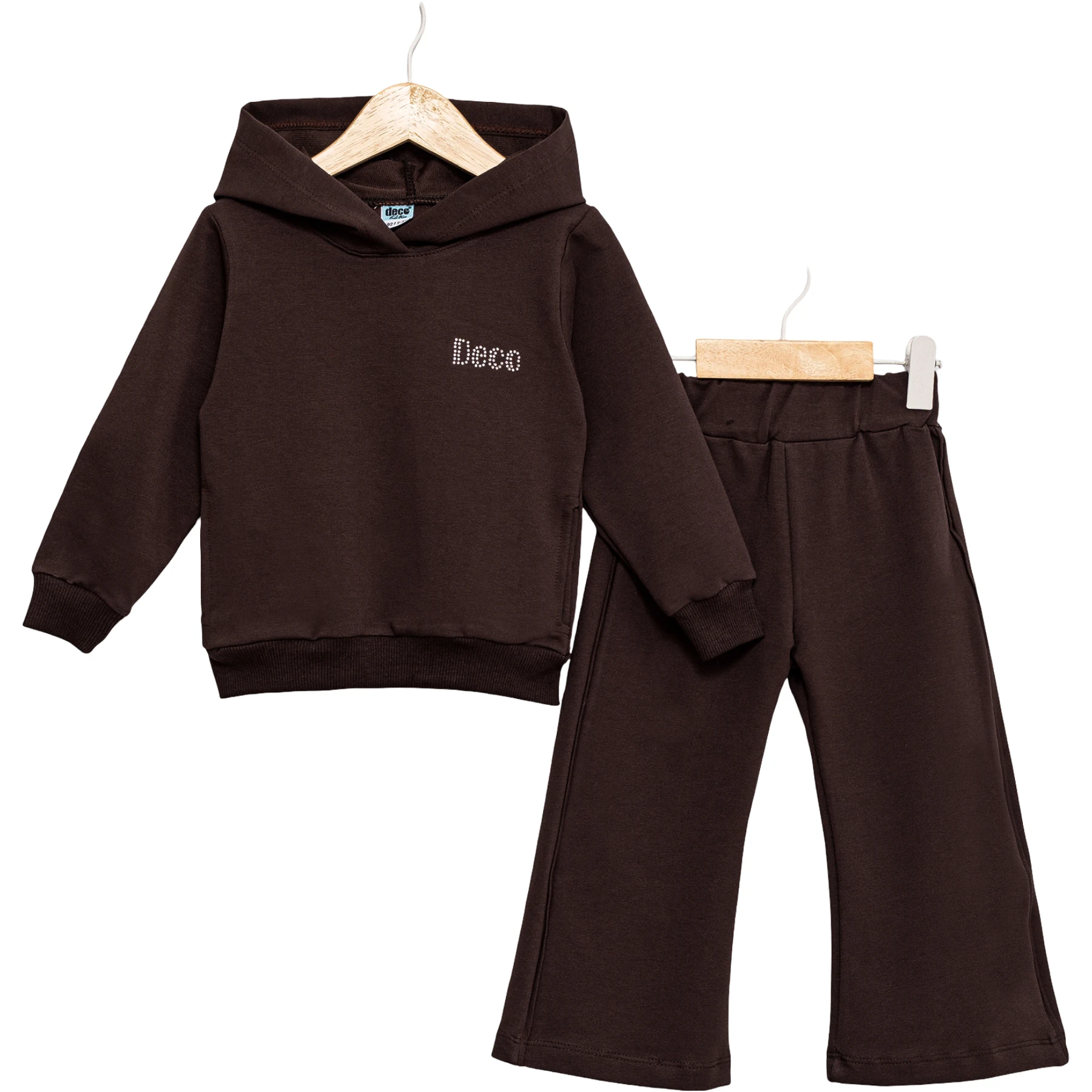 DECO TAŞ BASKILI 2 İP KIZ TAKIM 2Y,3Y,4Y,5Y Kız
