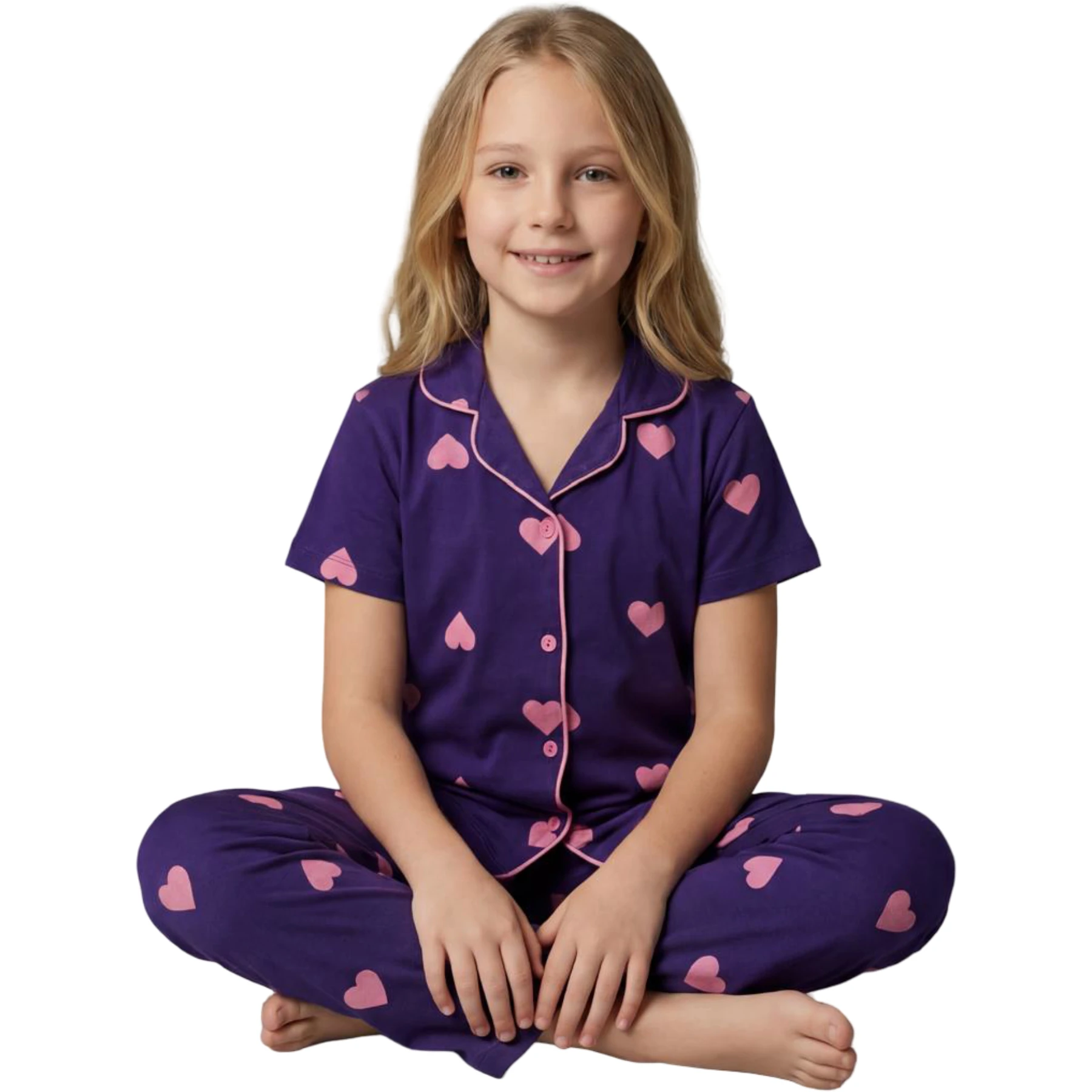 DERAMY PURPLE DÜĞM.PJM 11Y,13Y,15Y Kız