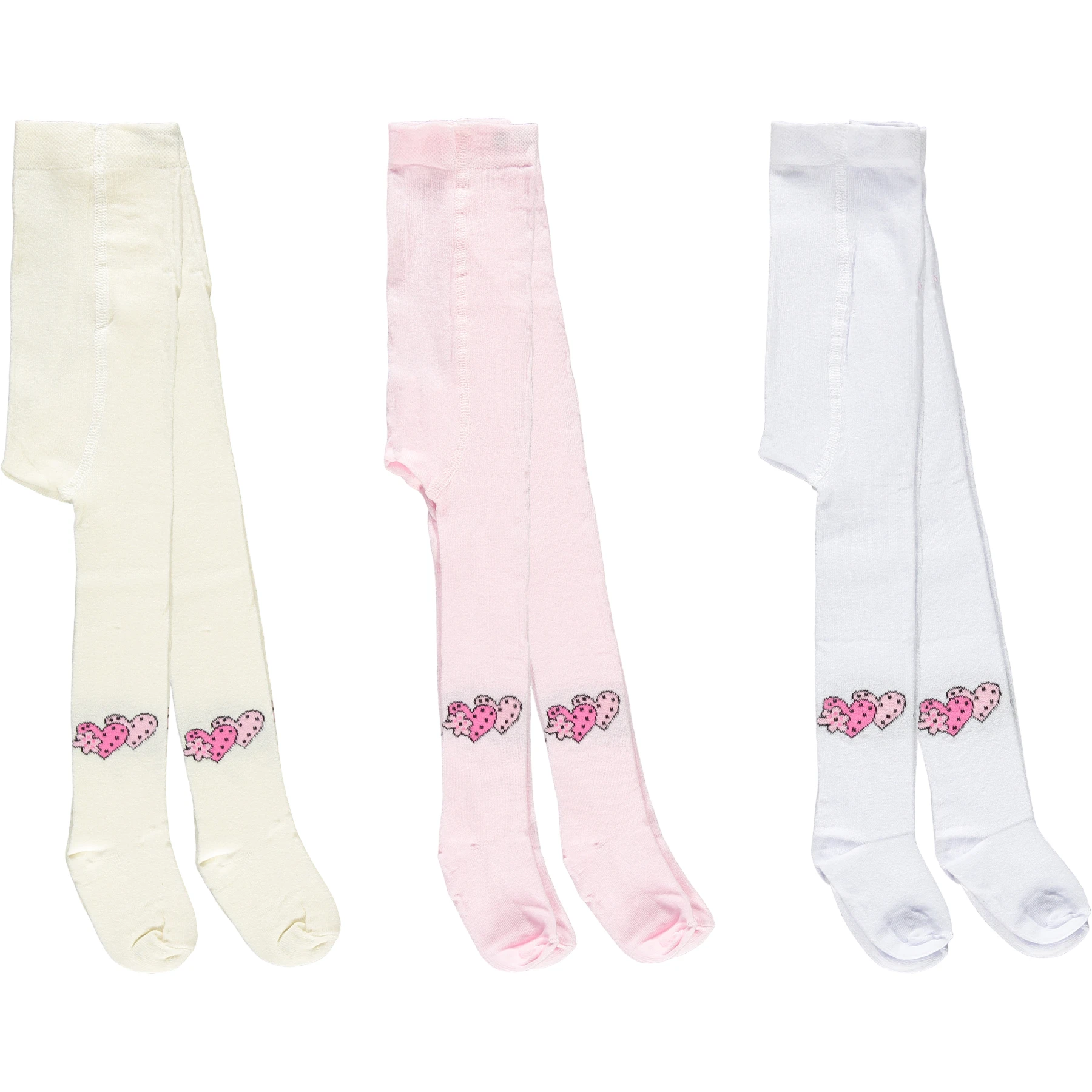 DESENLİ BEBE KÜLOTLU ÇORAP  3Y,4Y Kız