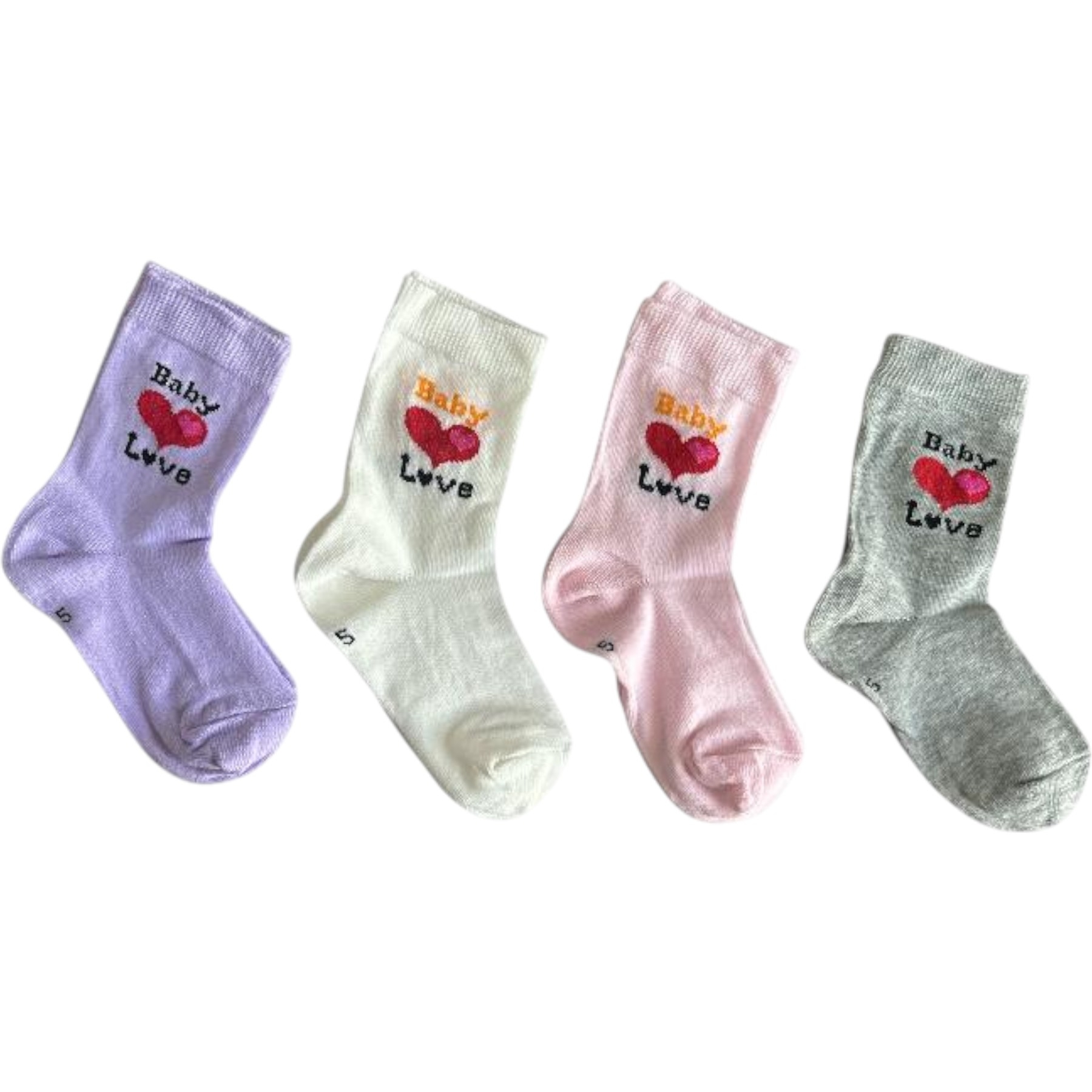 DESENLİ SOKET LOVE 5Y,6Y Erkek
